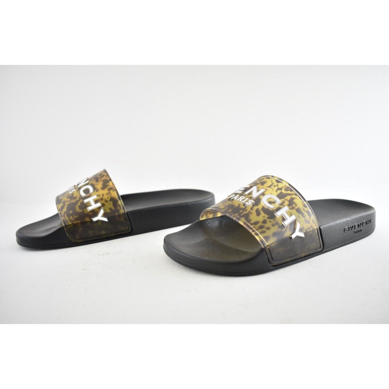 Givenchy Givenchy Marble Effect Black Yellow Logo Slide On Pool Size US 5 / IT 35 - 9 Thumbnail