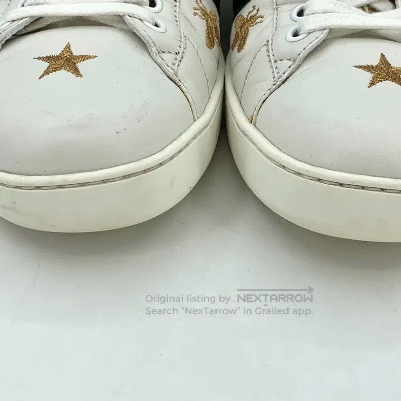Gucci Gucci Ace Series White Striped Webbing Bee Embroidery Lace Size US 8 / EU 41 - 9 Thumbnail