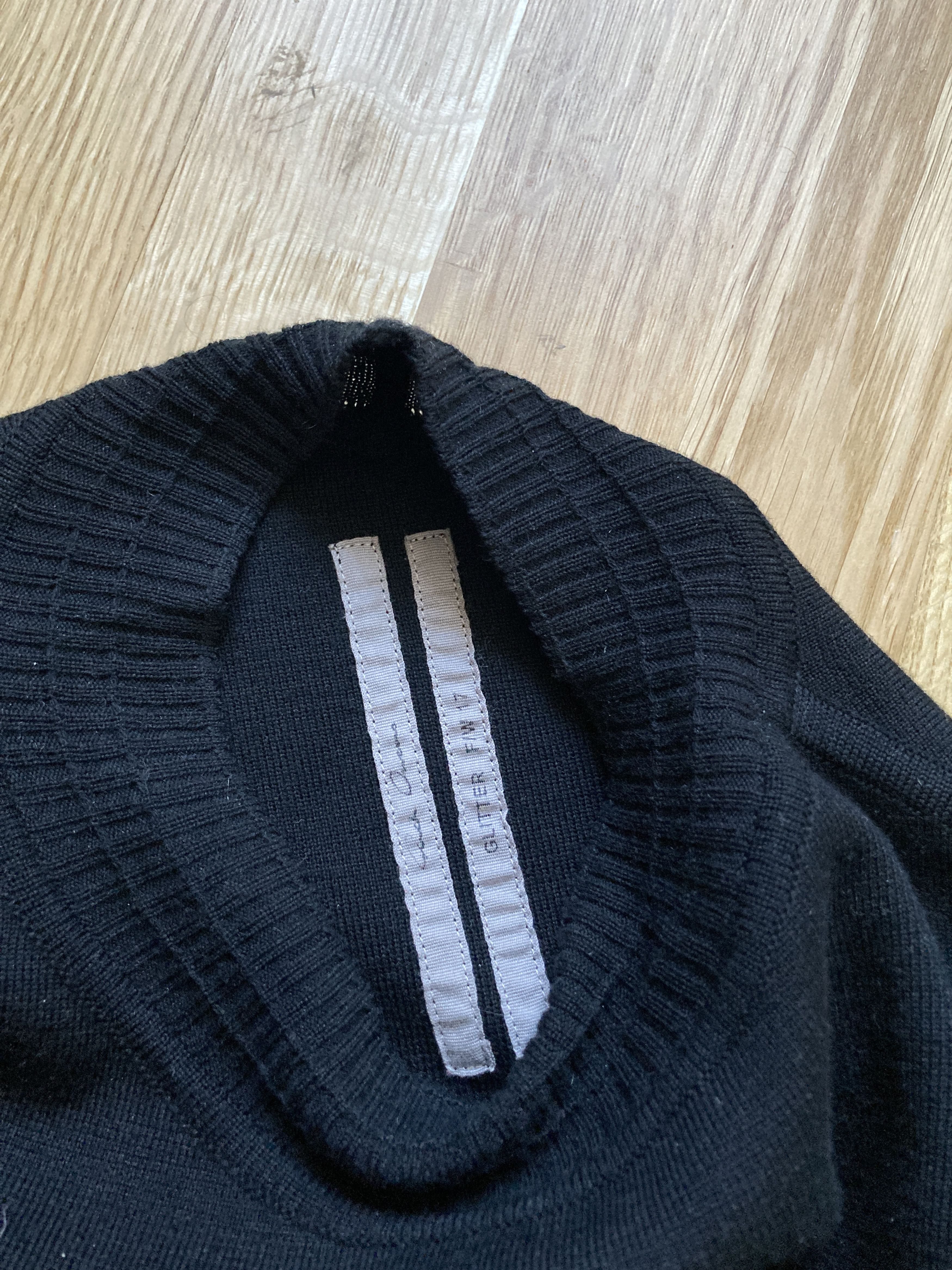 Rick Owens F/W 17 „GLITTER“ Black Subhuman Weakling Wool Knit L Size US L / EU 52-54 / 3 - 18 Thumbnail