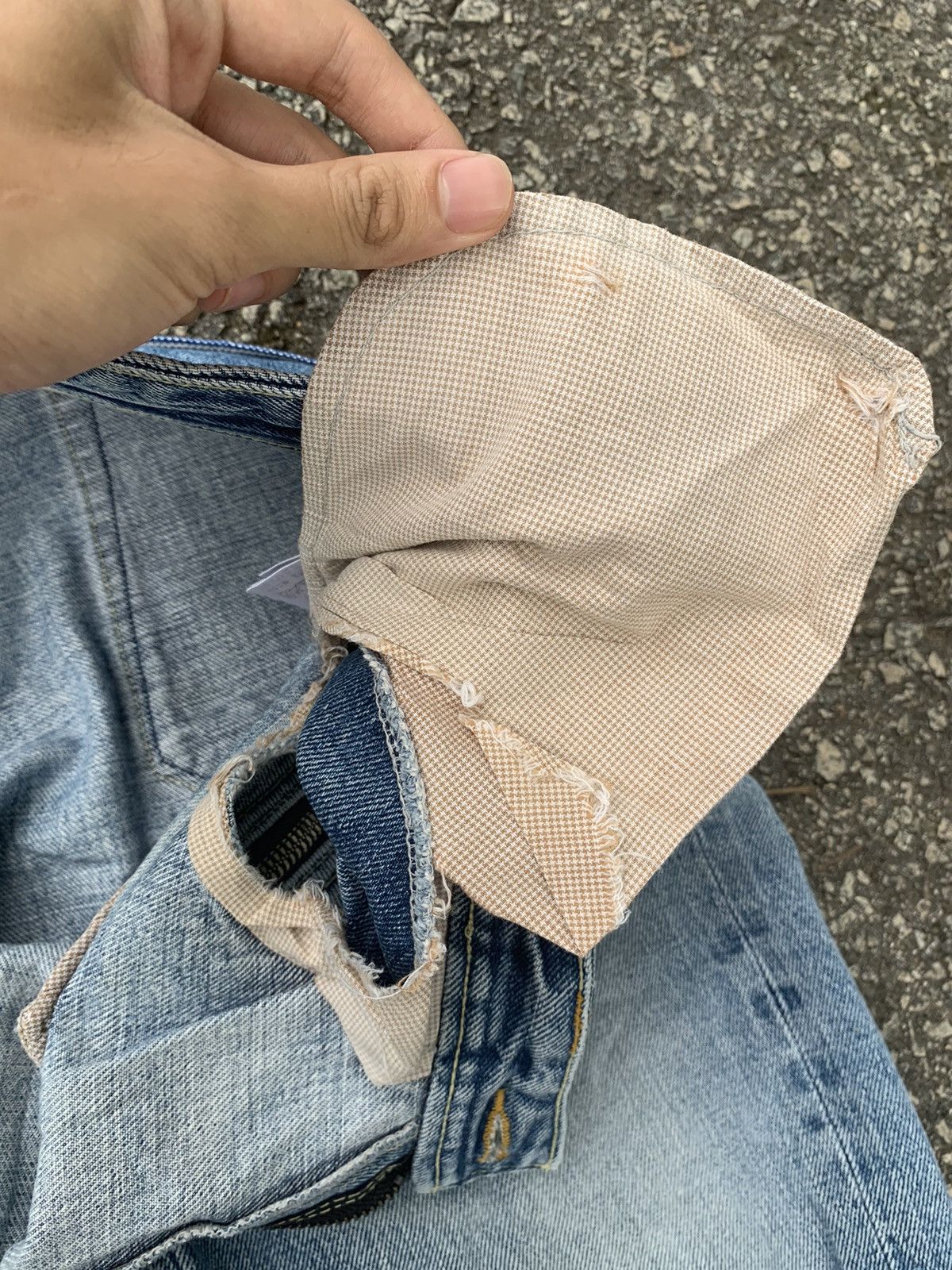 Nicole Club DISTRESSED NCFM NICOLE CLUB RIELABO SELVEDGE DENIM Size US 32 / EU 48 - 22 Thumbnail
