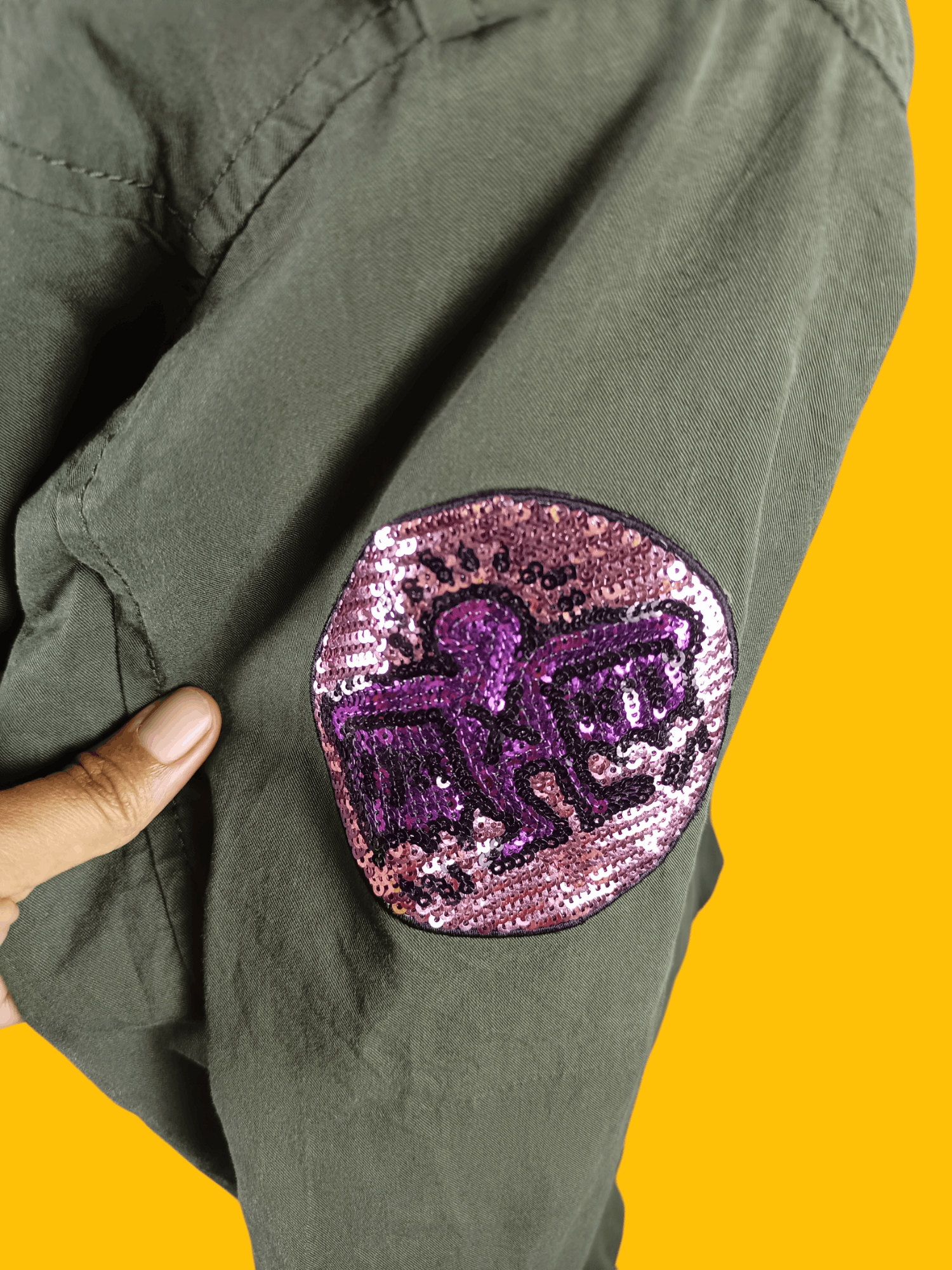 Designer × Japanese Brand × Keith Haring GGPX X KEITH HARING ANDY MOUSE Parka Jacket Size US M / EU 48-50 / 2 - 3 Thumbnail