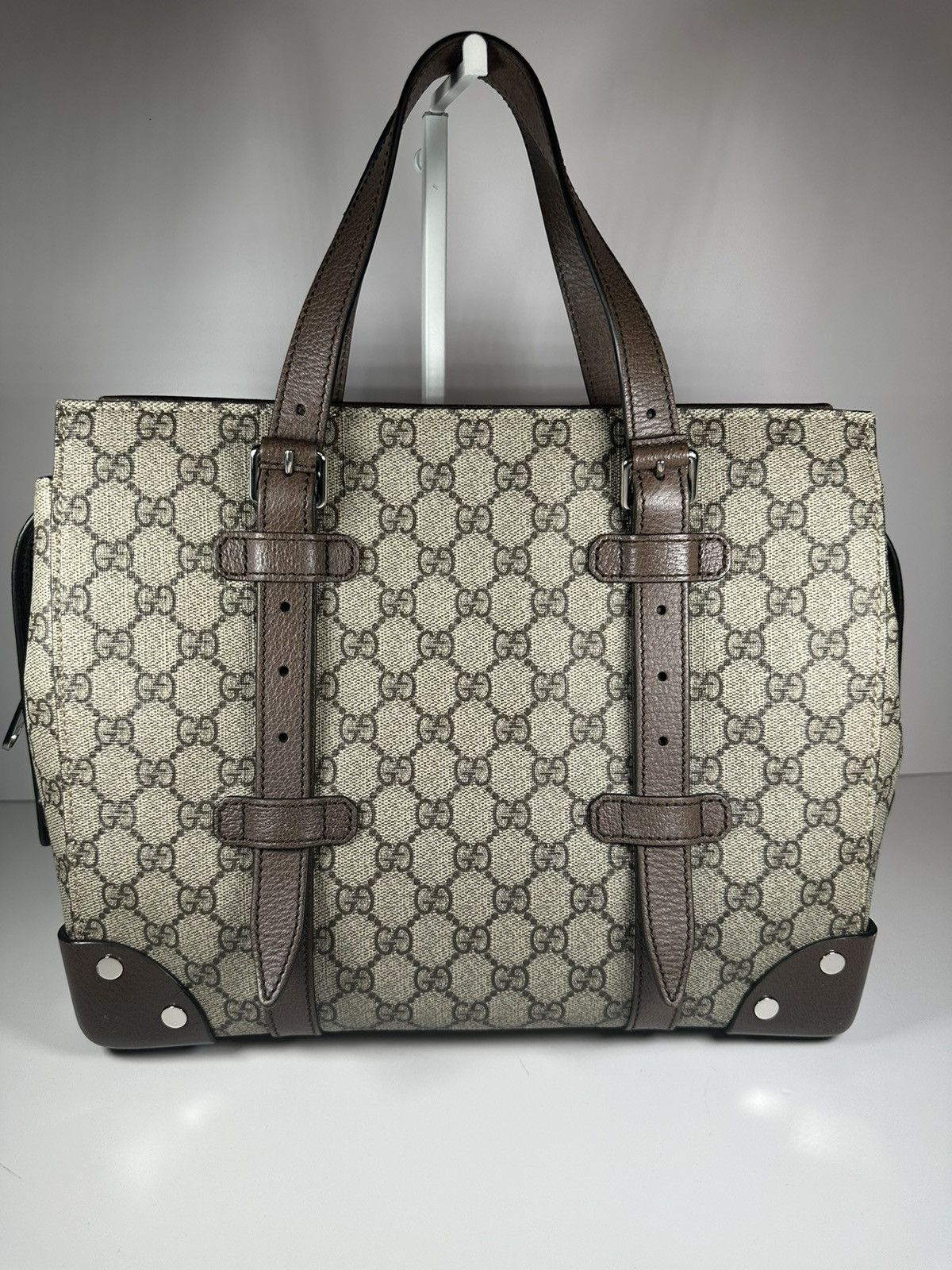 Gucci Gucci GG Supreme Monogram Detail Tote Size ONE SIZE - 7 Thumbnail
