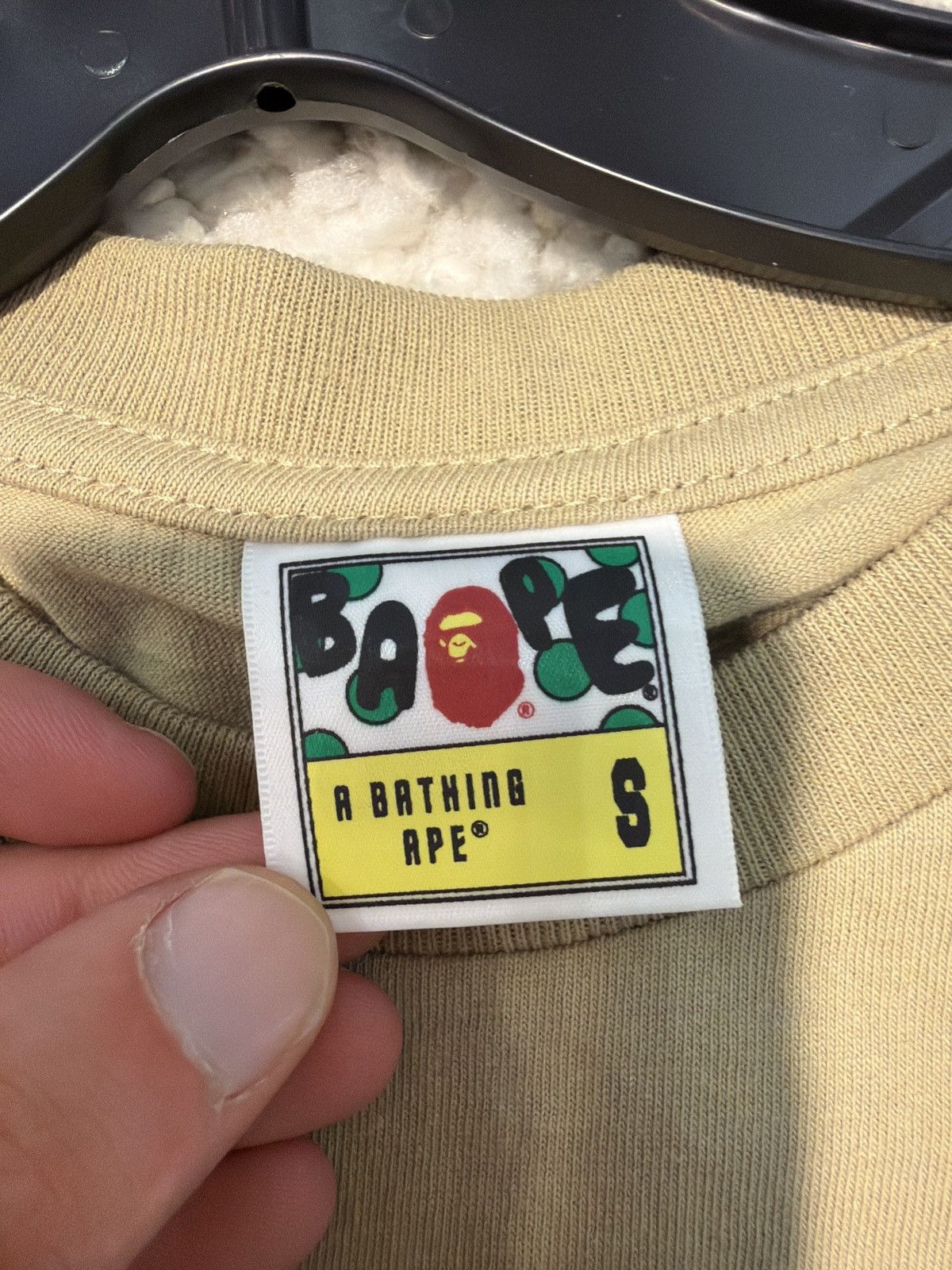 Bape College Letter Logo Tee Size-S Brand New Quick Ship