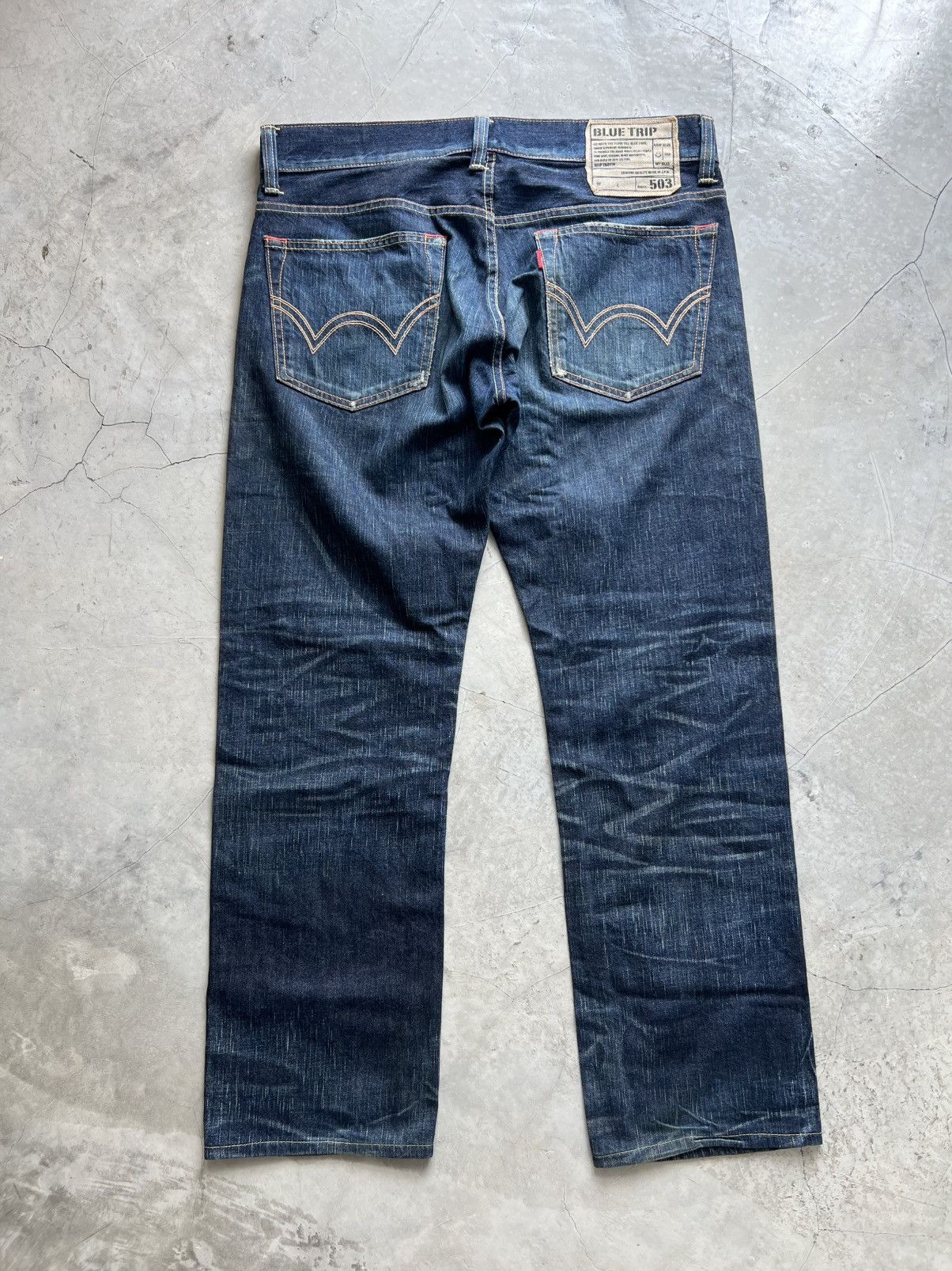 Edwin Edwin Blue Trip Tag size 34 Actual 36x32 Size US 34 / EU 50 - 4 Thumbnail