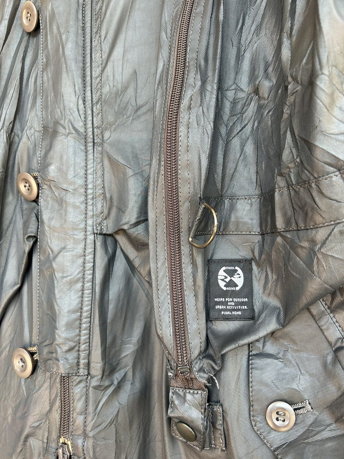 Final Home Final Home Prototype Sample Waxed Hooded Jacket Size US M / EU 48-50 / 2 - 6 Thumbnail