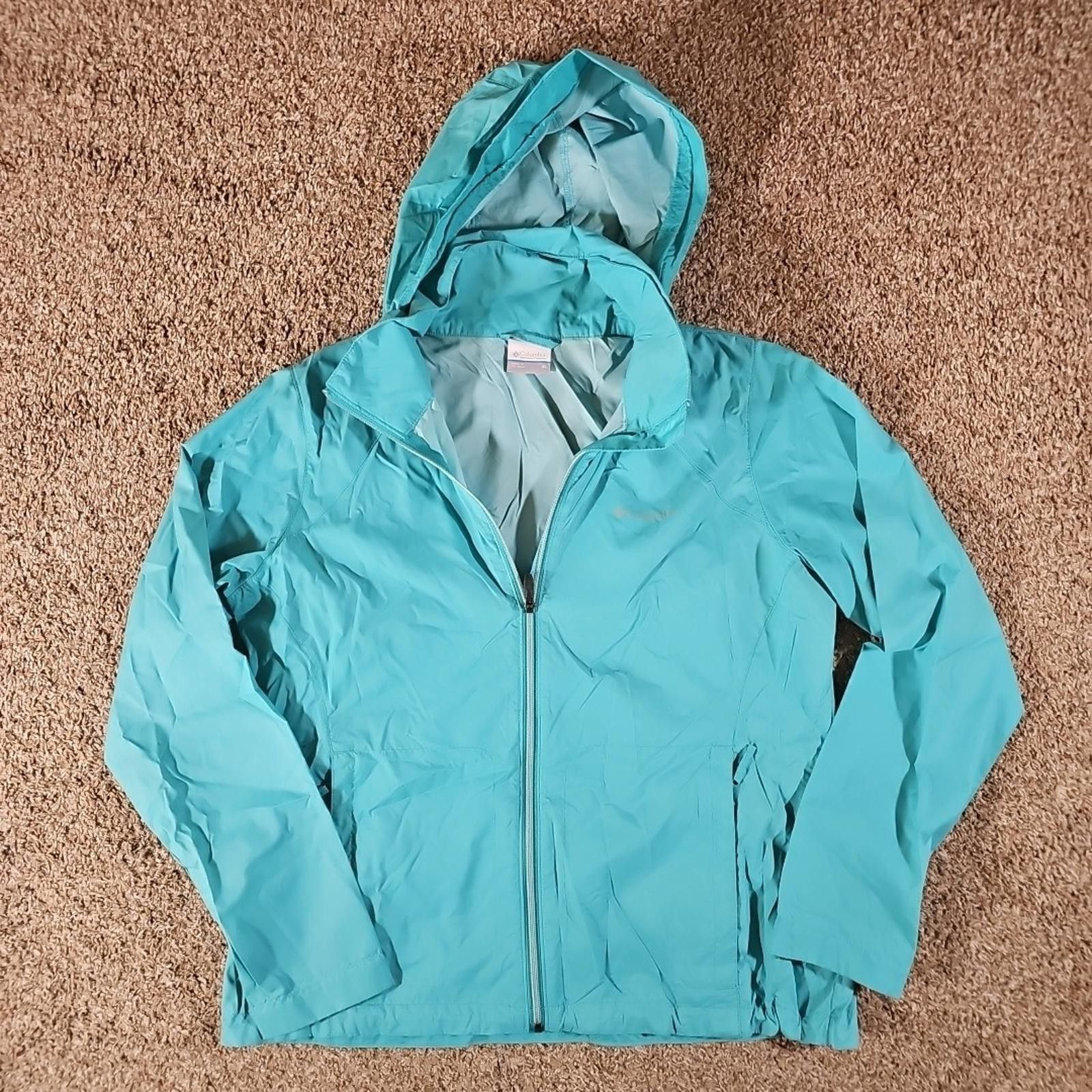 Columbia Columbia XL Fullzip Hooded Rain Jacket Size XL / US 12-14 / IT 48-50 - 1 Thumbnail