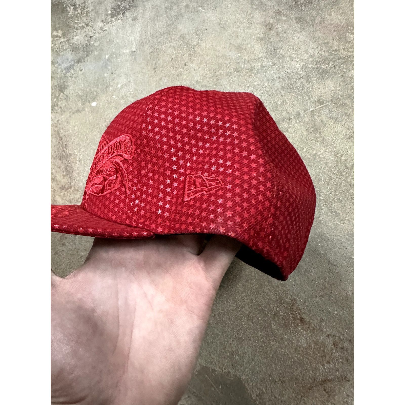 Supreme Supreme Cap Red Humanity Justice Freedom Used 7 3/8 Size ONE SIZE - 2 Thumbnail