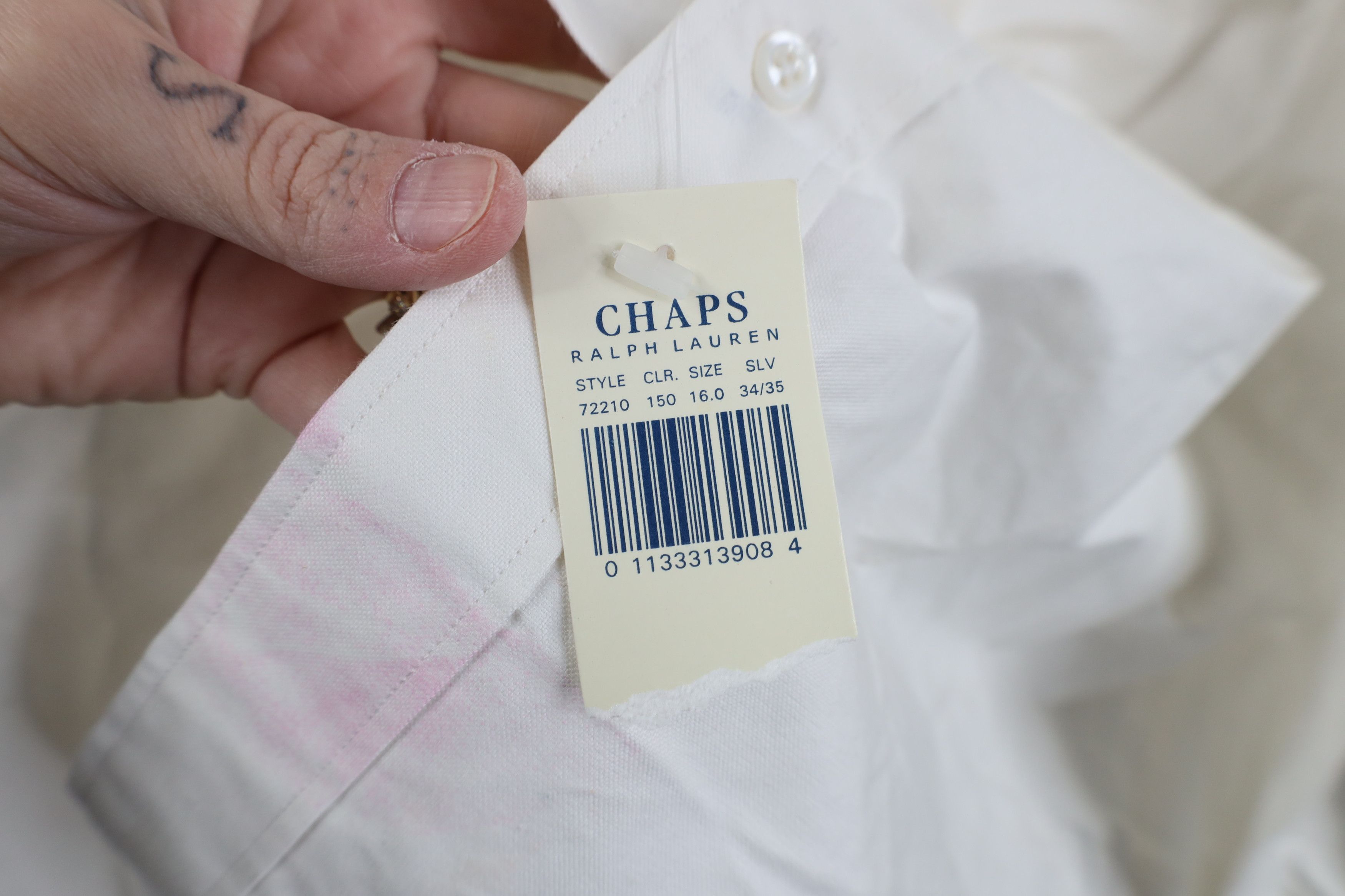 Ralph Lauren Deadstock Vintage 90s Chaps Ralph Lauren Button Down Shirt Size US M / EU 48-50 / 2 - 9 Thumbnail
