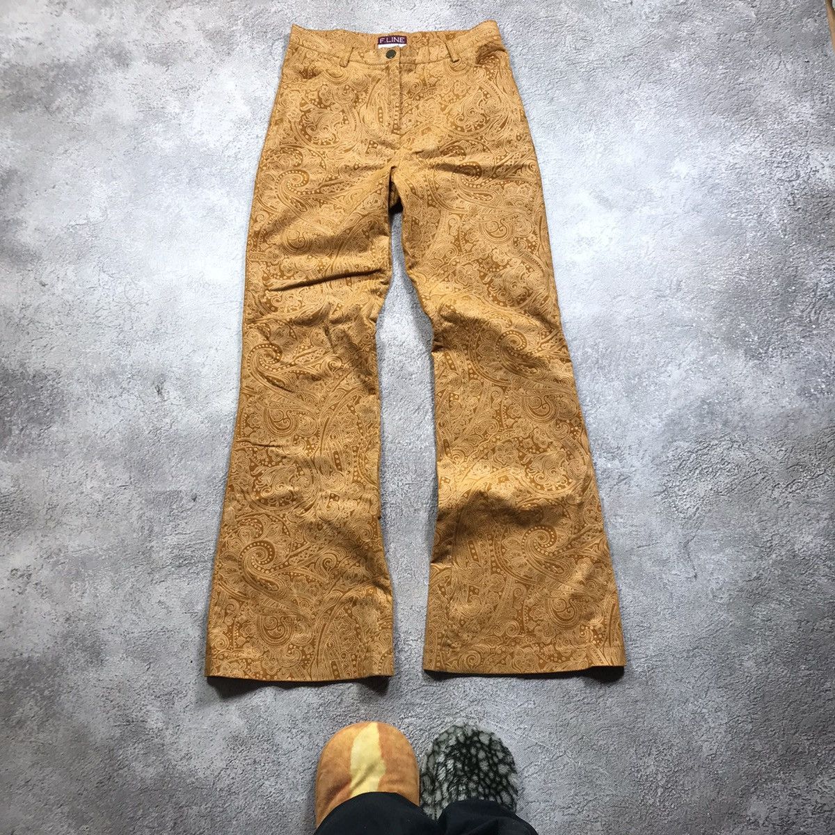 Vintage Vintage 90s Baggy Flared Cargo Pants Japan Workwear Indie 29 Size 29" - 2 Thumbnail
