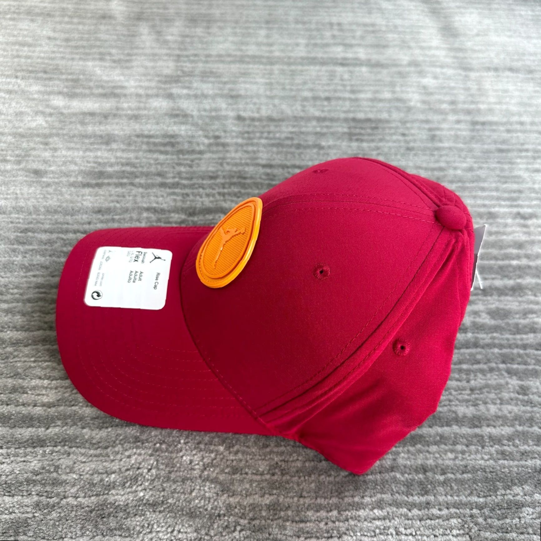 Jordan Brand Jordan Rise Structured Jumpman Active Cap Hat Adult Unisex L/XL Red FD5187-619 Lightweight Breathable Size ONE SIZE - 2 Thumbnail