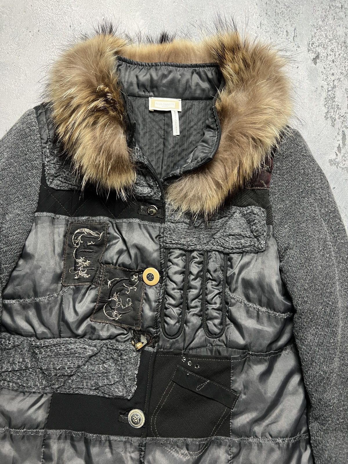 Elisa Cavaletti Elisa Cavaletti Made in Italy Premium Patchwork Jacket y2k Size M / US 6-8 / IT 42-44 - 12 Thumbnail