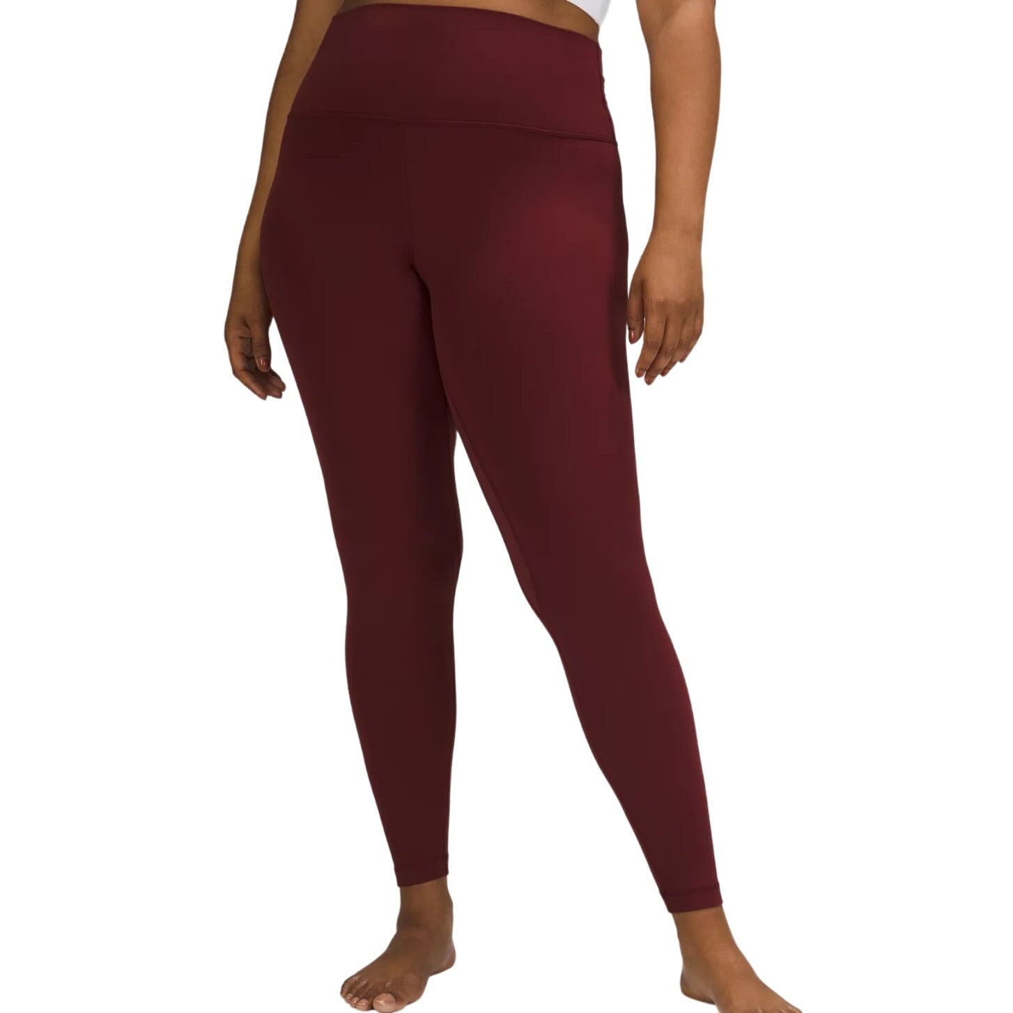 Lululemon Align High Rise Pant Leggings Lycra Pocket Merlot in Red, Women's (Size 28)