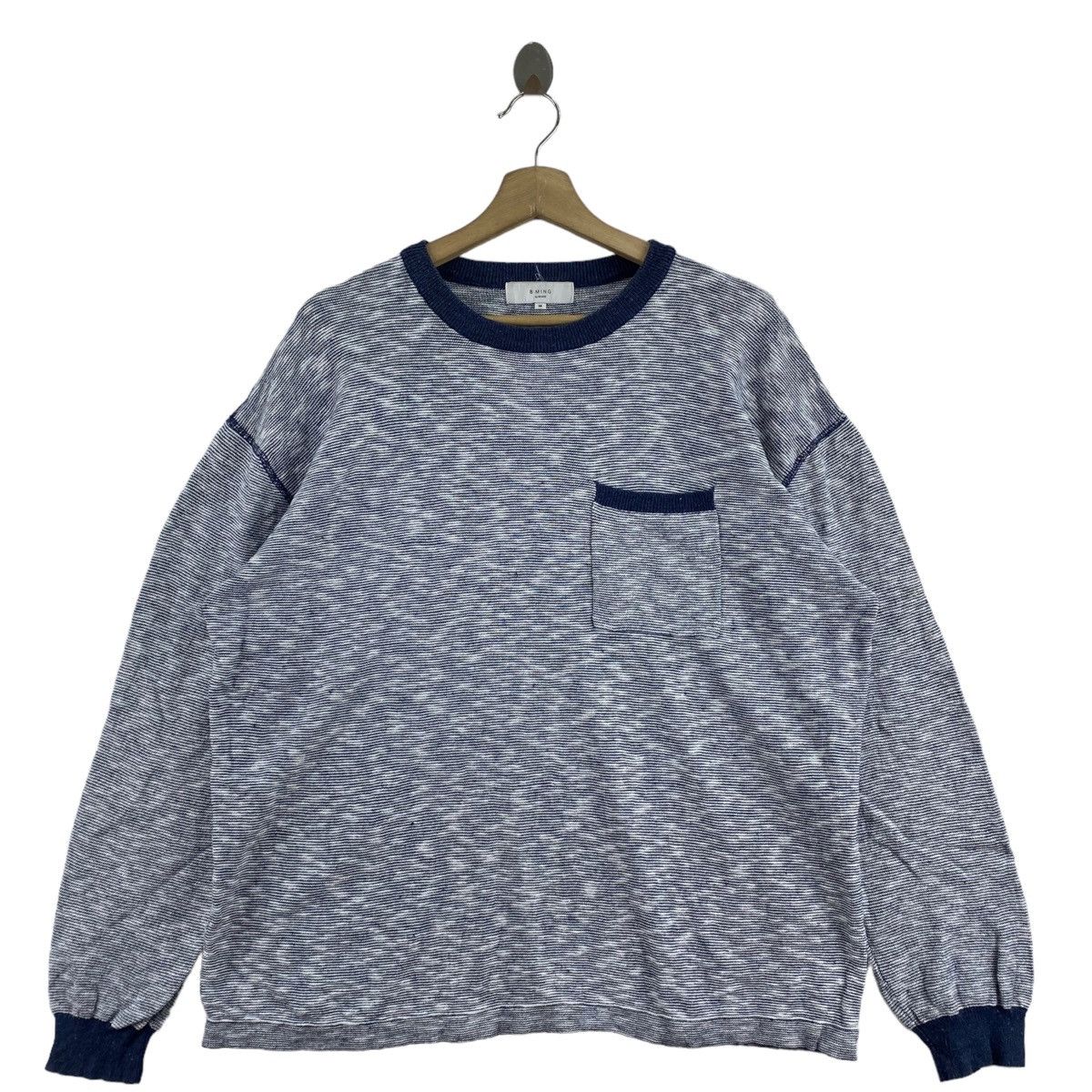 Japanese Brand B:MING By BEAMS Japanese Brand Navy Sweatshirt Size US M / EU 48-50 / 2 - 1 Thumbnail