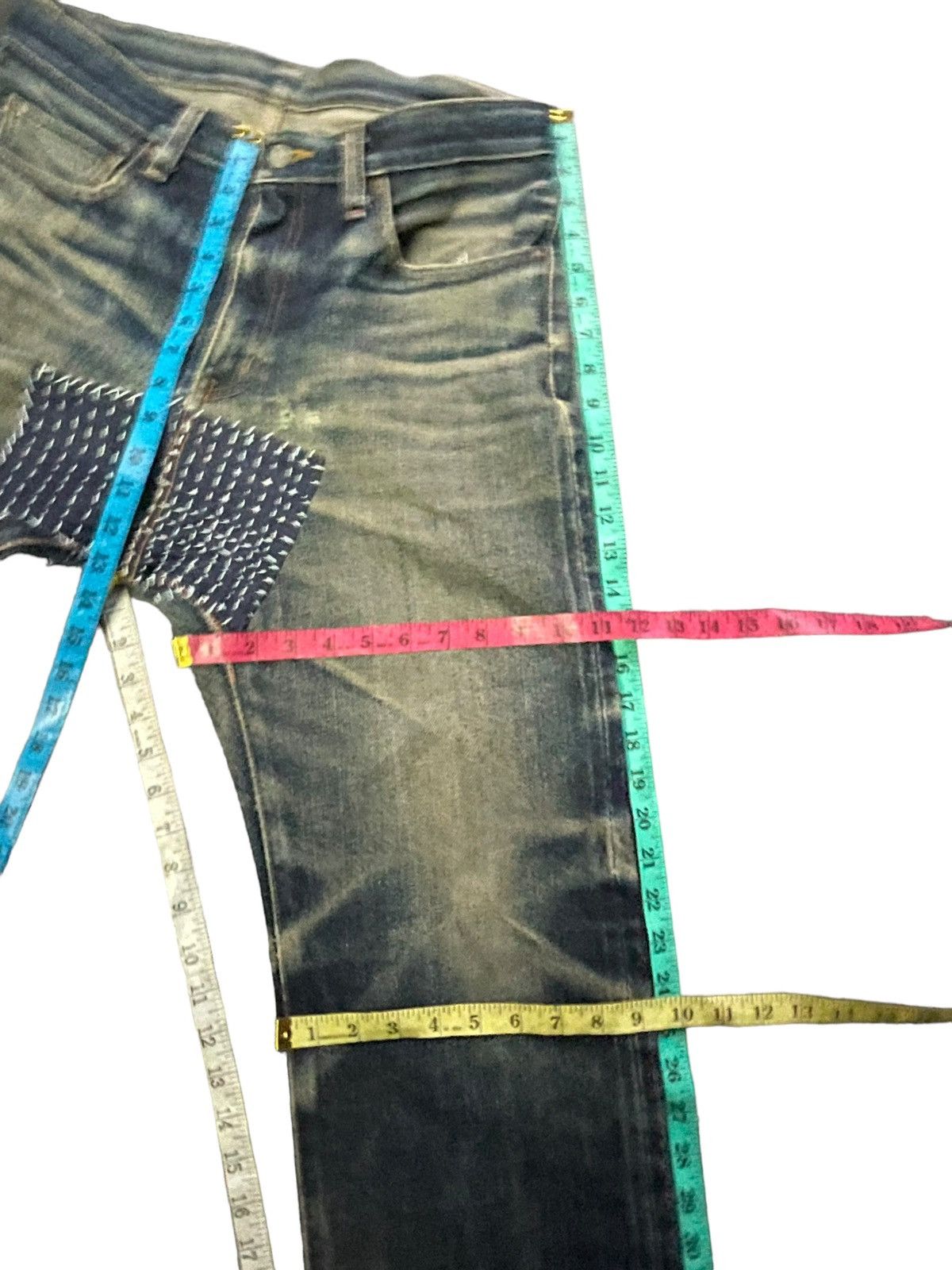 KOJIMA GENES × Vintage Vintage Kojima Genes Selvedge Distresed Denim Size US 34 / EU 50 - 25 Thumbnail