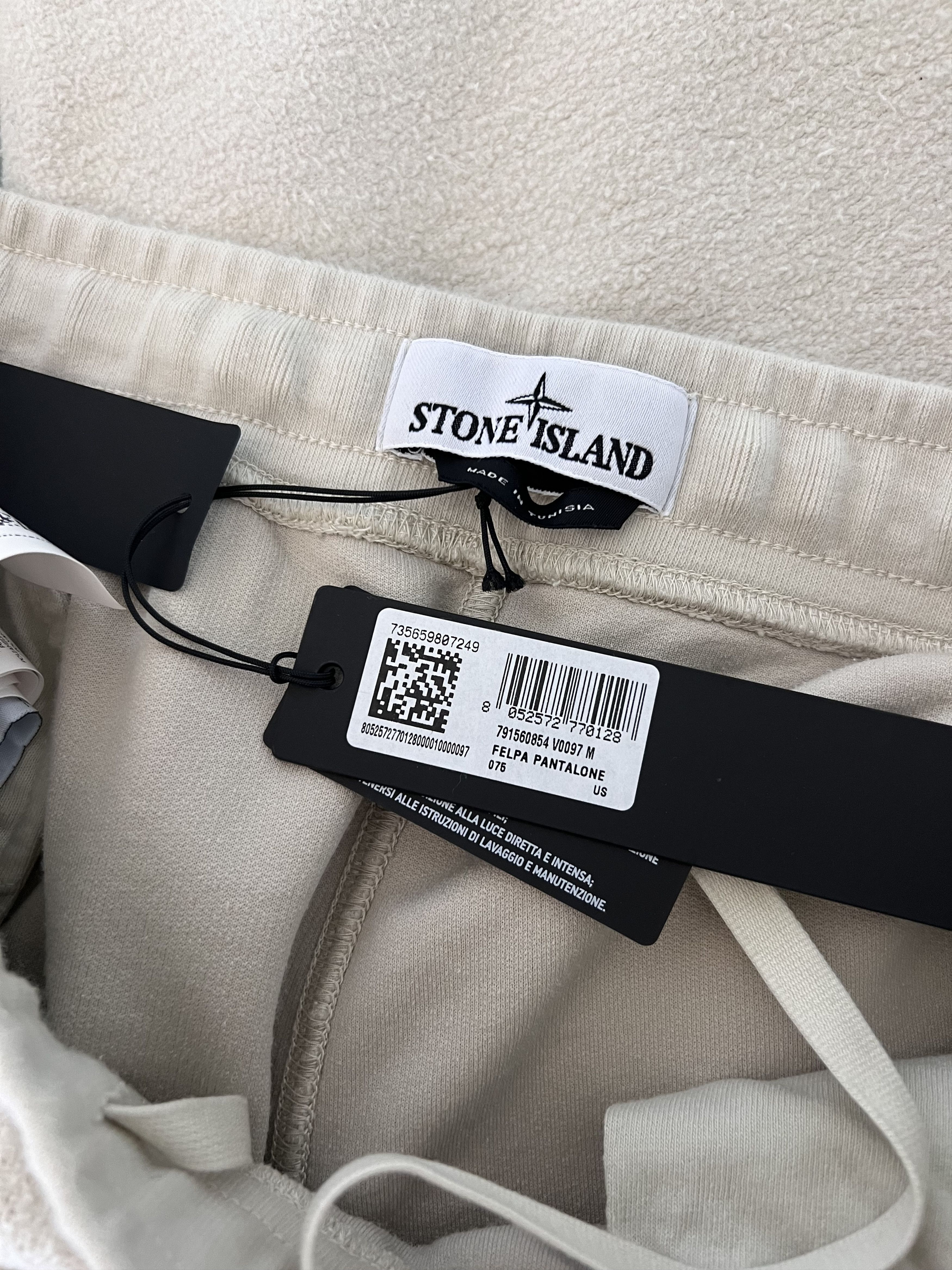 Stone Island Stone Island Fleece Sweatpants in Plaster White 791560854 Size US 32 / EU 48 - 7 Thumbnail