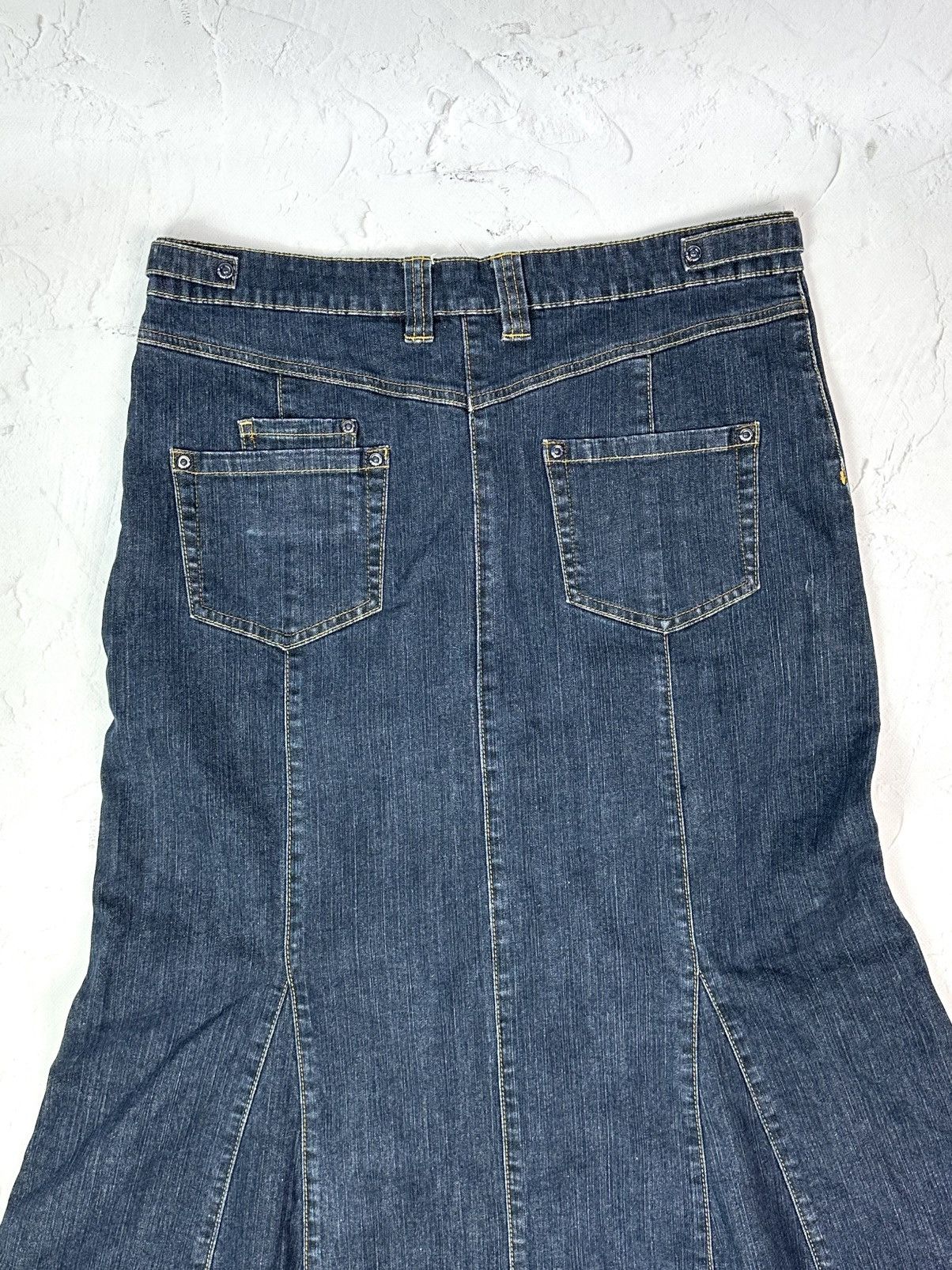 Beauty Beast × If Six Was Nine × Vintage Vintage Multi-pocket Blue Denim Long Skirt Size 32" / US 10 / IT 46 - 5 Thumbnail