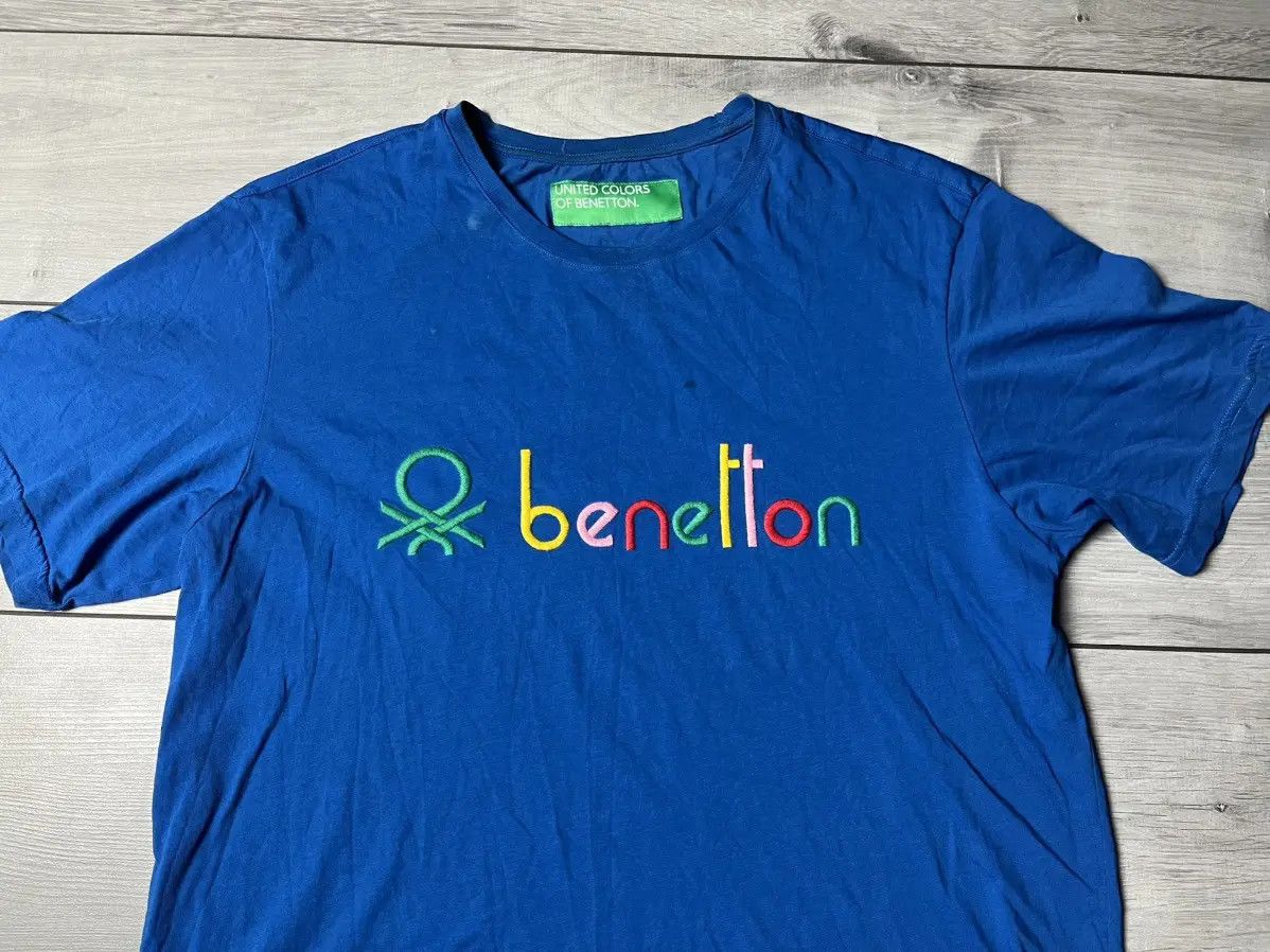 Benetton Benetton T-shirt box logo size Medium Size US M / EU 48-50 / 2 - 3 Thumbnail