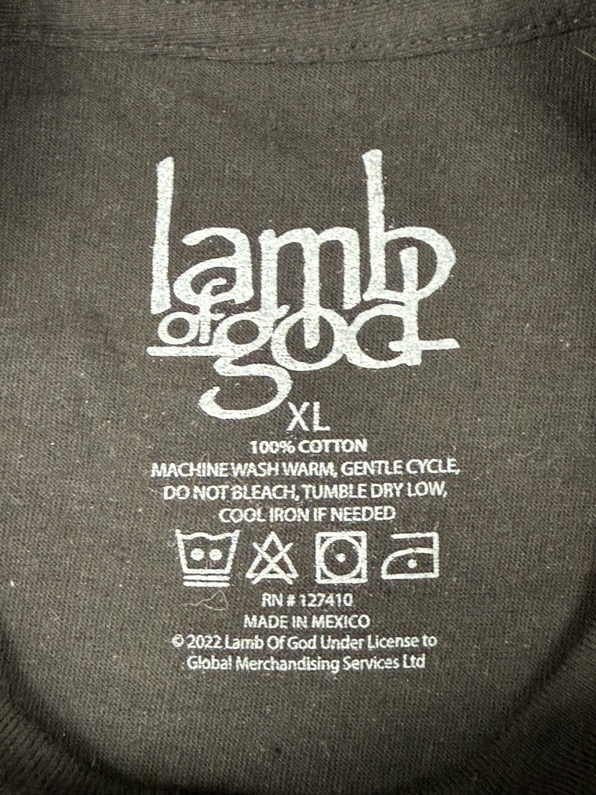Band Tees Lamb of God “Pure American Metal” Tee Size US XL / EU 56 / 4 - 4 Thumbnail