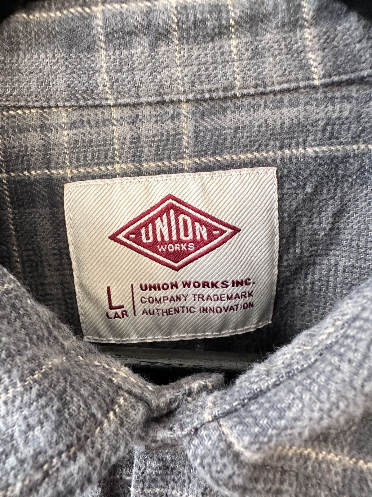 Other Union Works Plaid Flannel Shirt Check Long Sleeve Workwear L Size US L / EU 52-54 / 3 - 9 Thumbnail