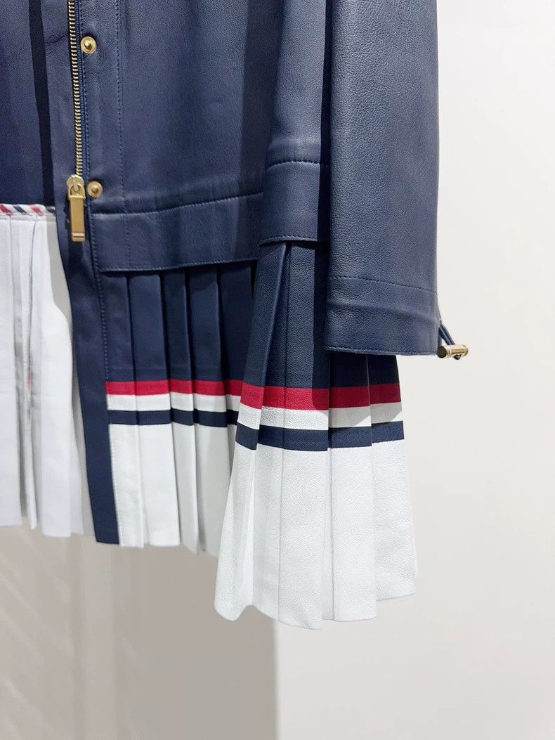 Thom Browne Thom Browne Leather jacket 2503-Nextarrow Size XS / US 0-2 / IT 36-38 - 7 Thumbnail