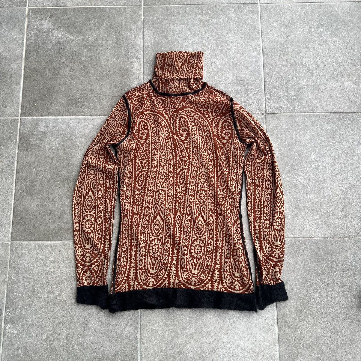 Jean Paul Gaultier Jean paul gaultier 1990’s turtleneck mesh top tribal tatoo Size M / US 6-8 / IT 42-44 - 2 Thumbnail