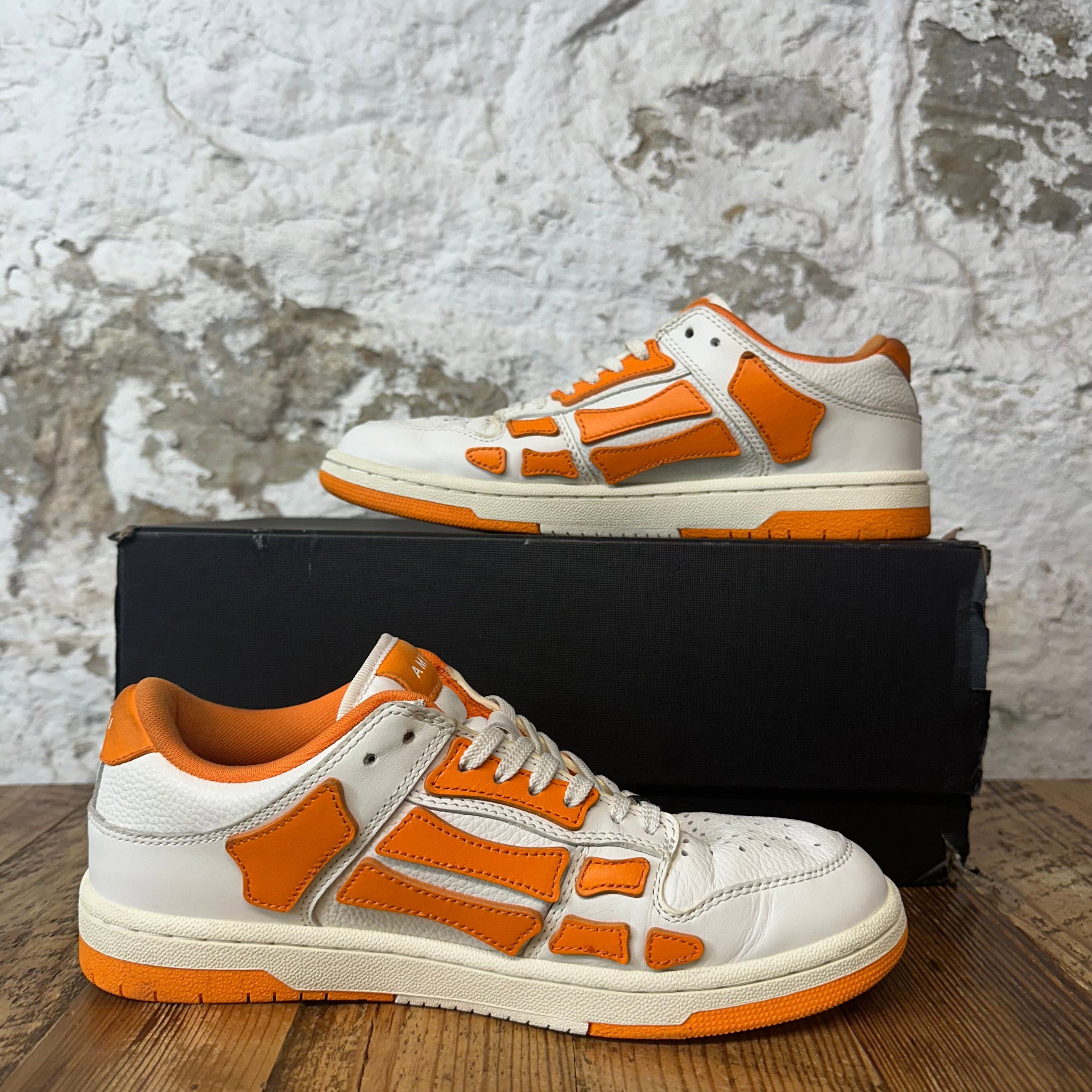 Amiri Amiri Orange Skeleton White Cream Sneaker Sz 7 (40) Size US 7 / EU 40 - 2 Thumbnail