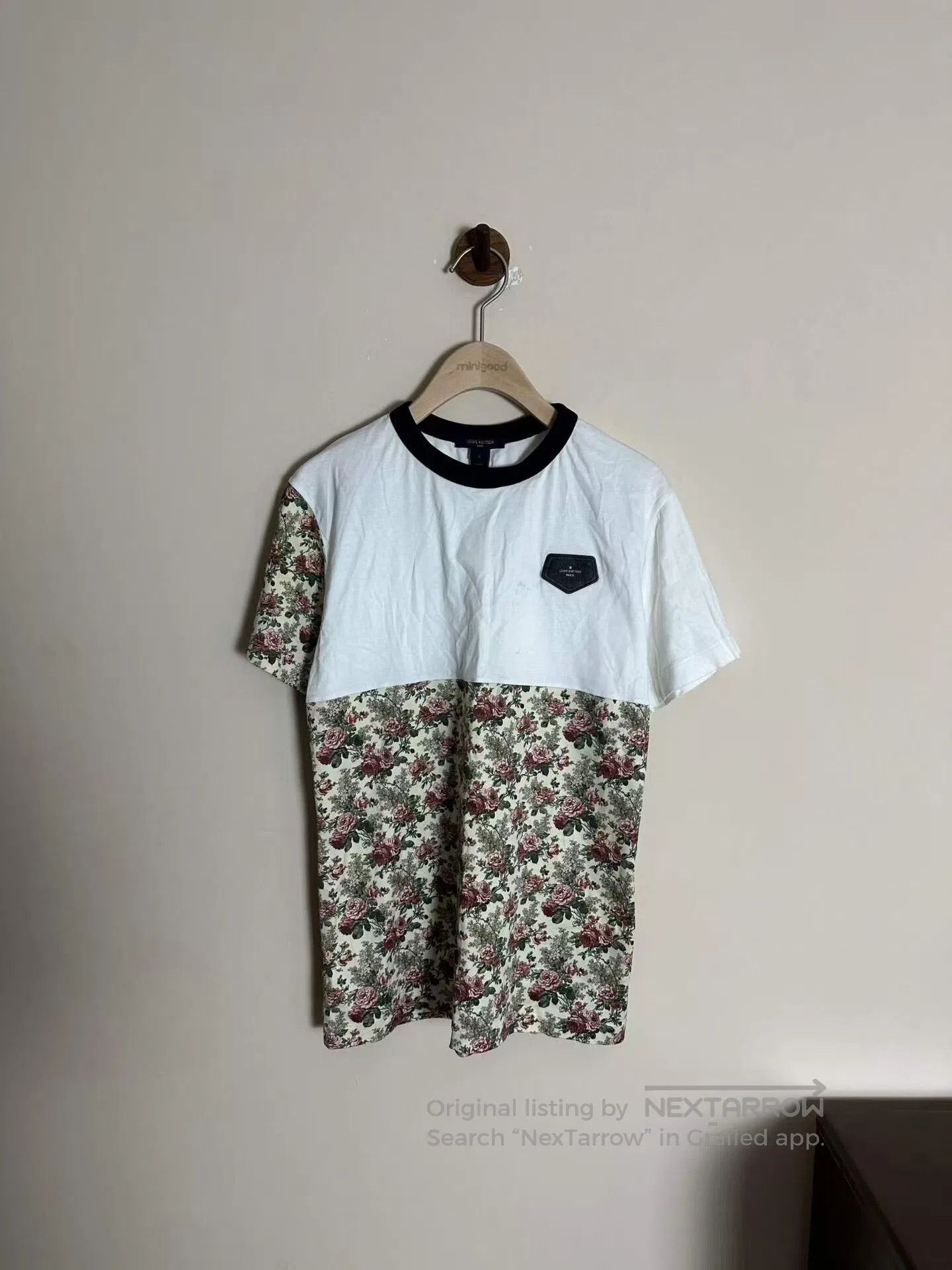 Louis Vuitton Louis Vuitton Short-sleeve shirt with floral patchwork| Size US S / EU 44-46 / 1 - 1 Thumbnail