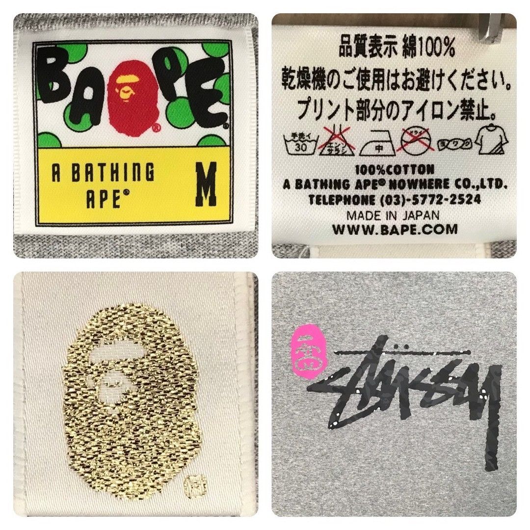 Bape × Stussy BAPE × stussy ILL COLLABORATION Shark T-shirt a bathing ape Size US M / EU 48-50 / 2 - 8 Thumbnail