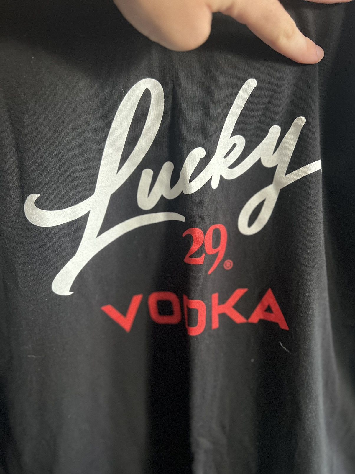 Vintage Lucky vodka vintage tee Size US L / EU 52-54 / 3 - 2 Thumbnail