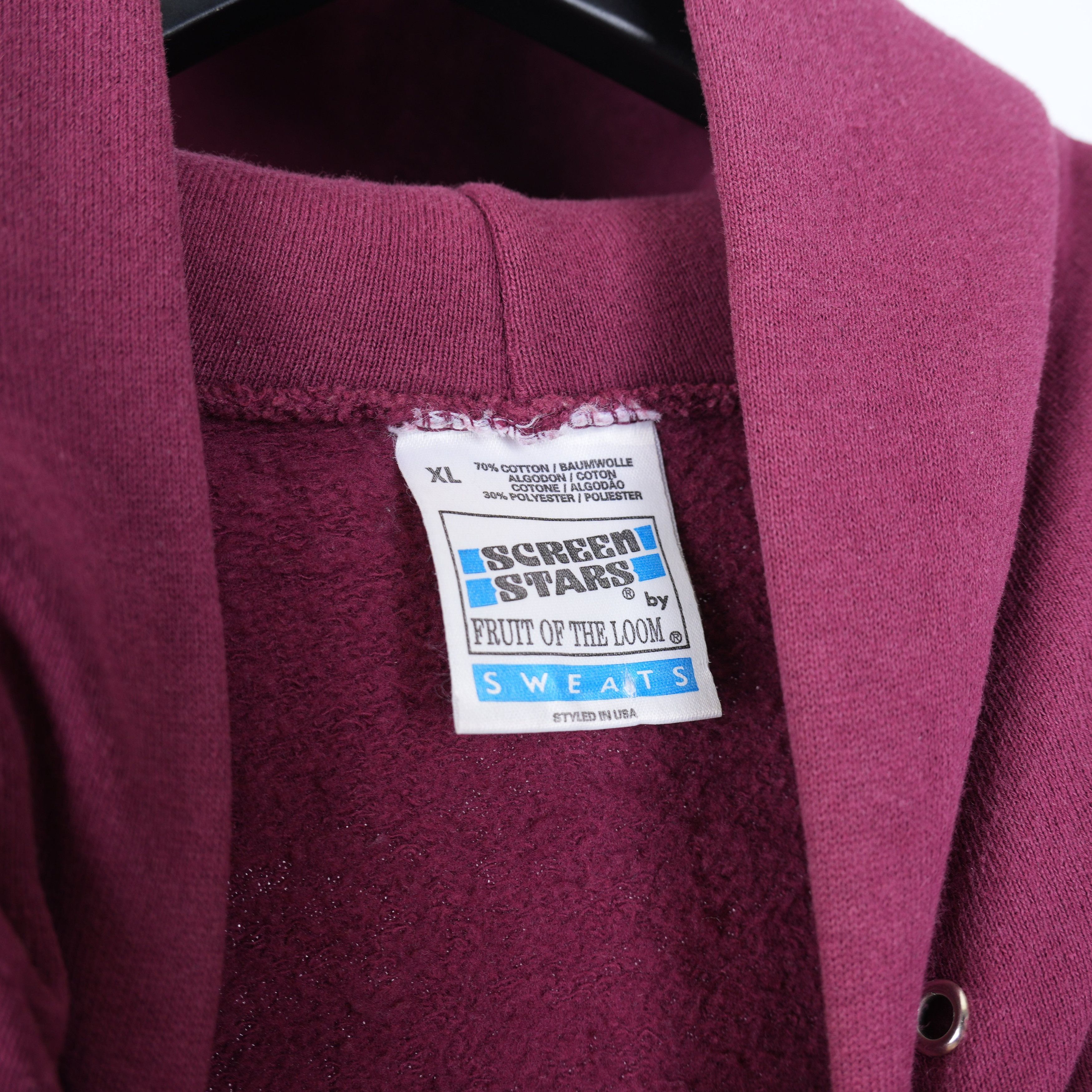 Vintage VINTAGE MAROON SICK OF IT ALL HOODIE Size US XL / EU 56 / 4 - 5 Thumbnail