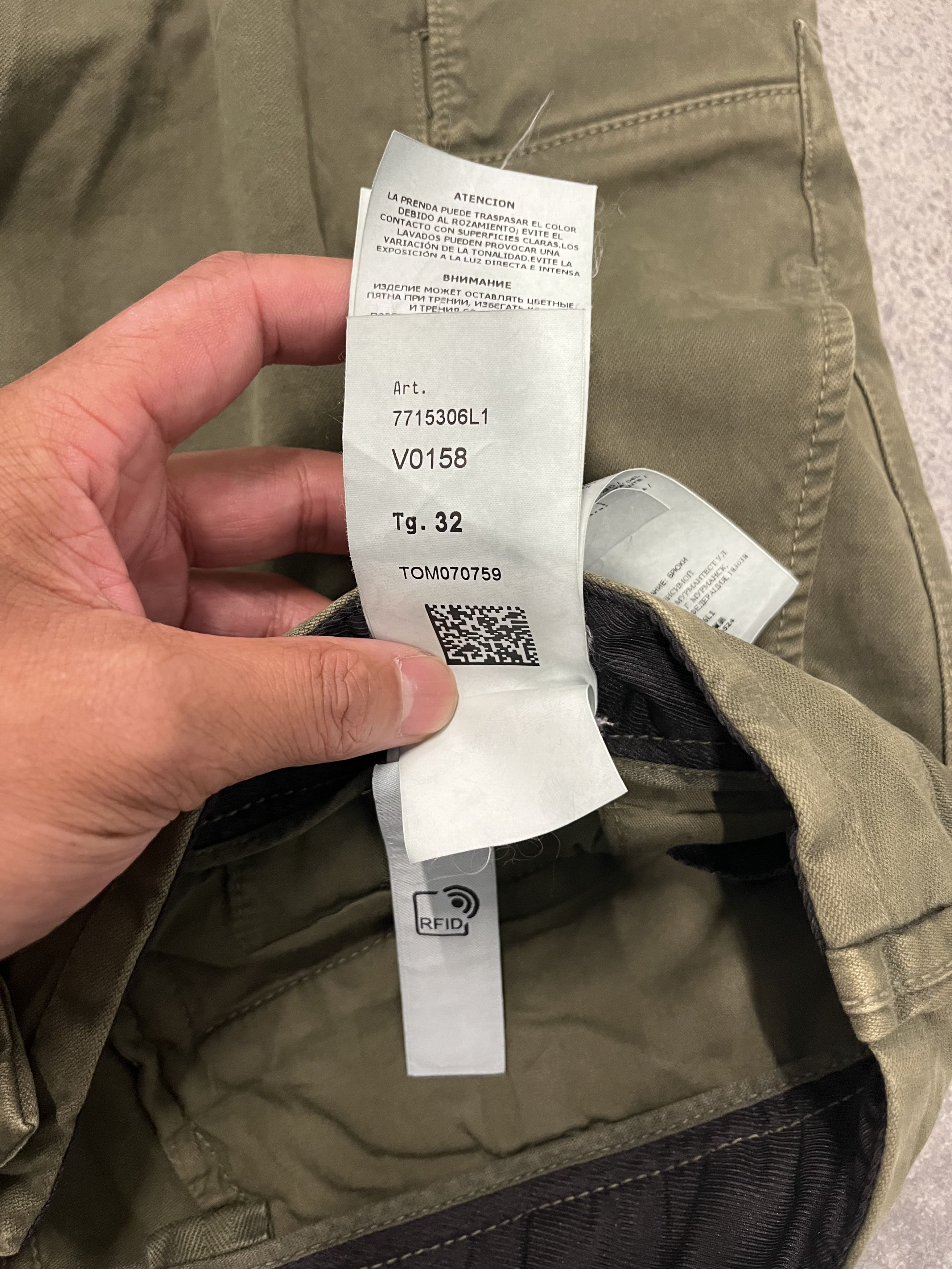 Stone Island Stone Island Cargo pants Olive Size US 32 / EU 48 - 10 Thumbnail