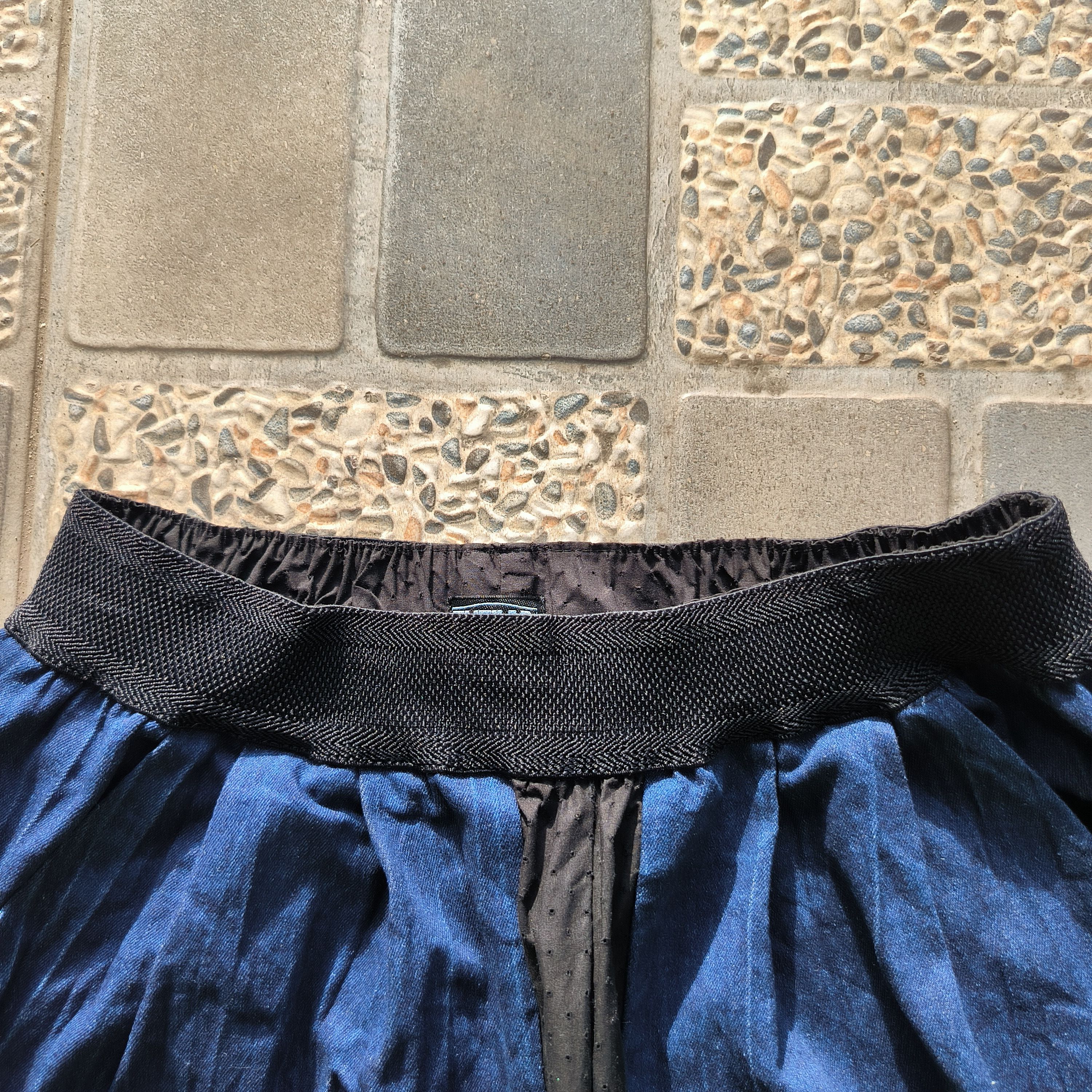 Japanese Brand THEILMA Denim Hybrid Wide Pants Size 24" / US 00 / IT 34 - 3 Thumbnail