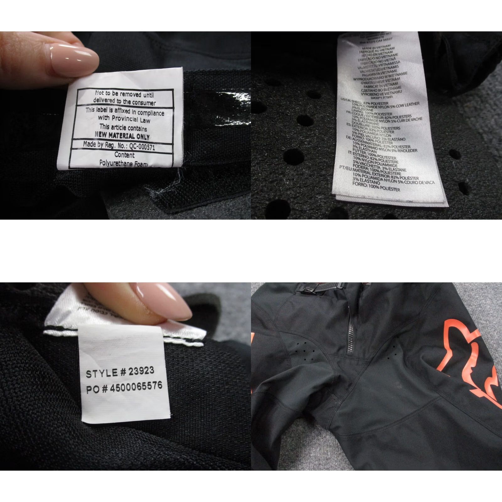 Fox Racing Fox Leather Pants Men's 30 Jogger Pants Black Fox Racing Pants Mens 30 Leather Motorcross Driving Biker Activewear 90s Fox Size US 30 / EU 46 - 8 Thumbnail