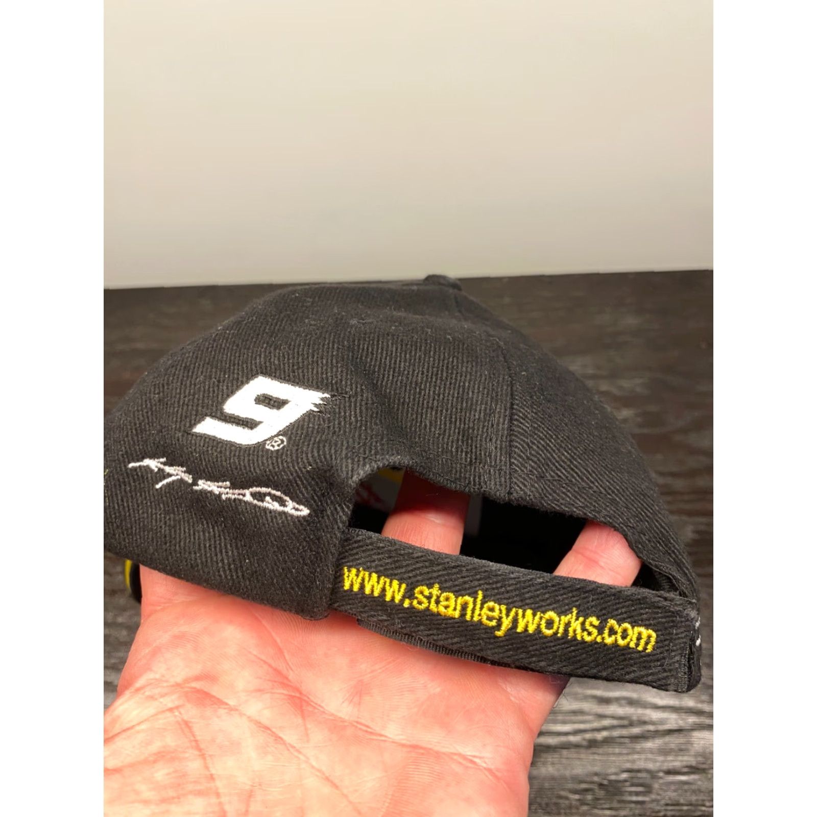Vintage Stanley Racing Hat Mens One Size Black NASCAR Strapback #9 #19 Adjustable Size ONE SIZE - 5 Thumbnail