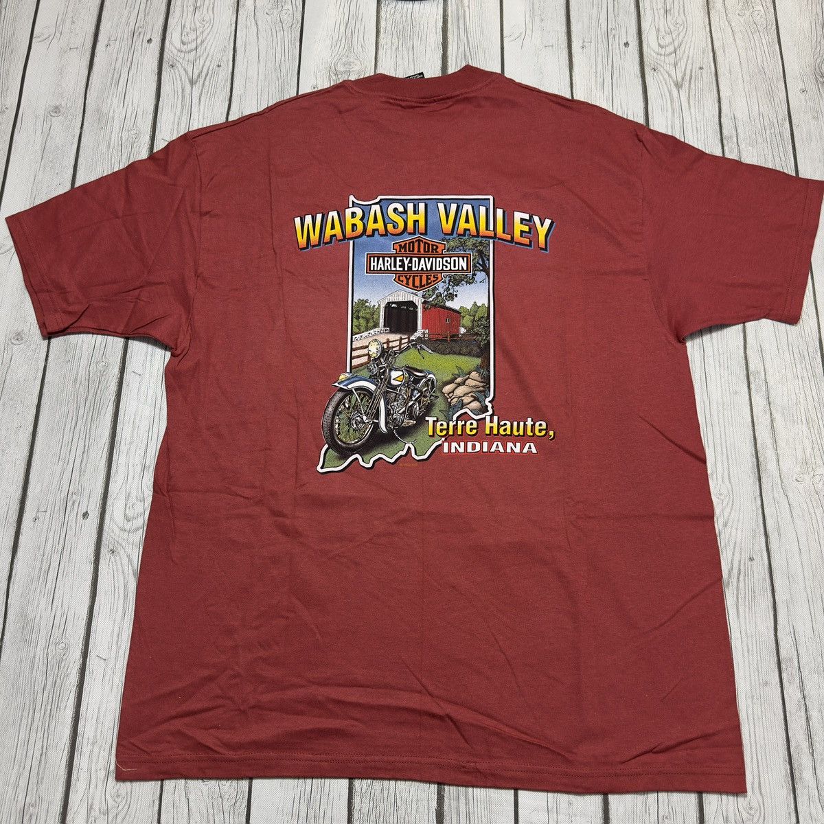 Harley Davidson × Vintage Vintage Harley Davidson tee Size US XL / EU 56 / 4 - 2 Thumbnail