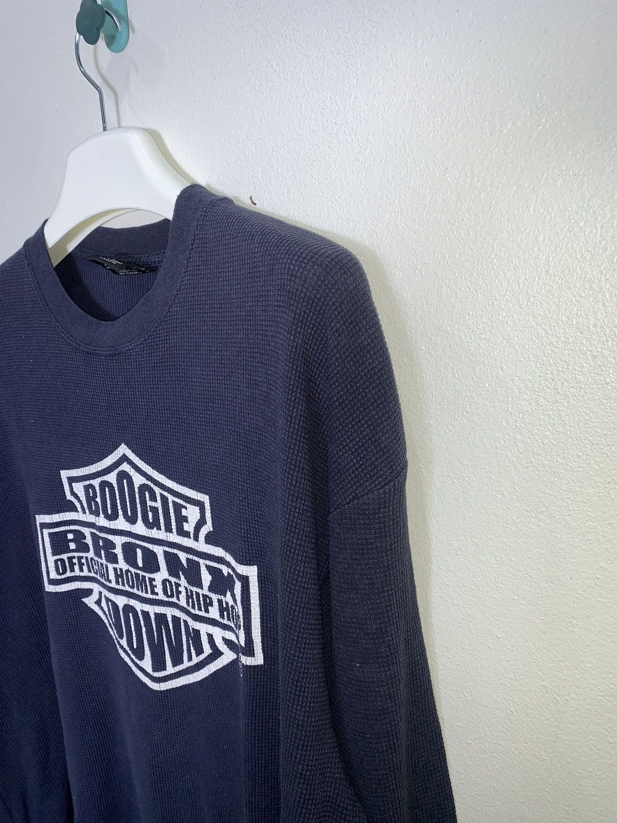 Band Tees 90’s Man parrish boogie Down Bronx thermal long sleeve Size US XL / EU 56 / 4 - 6 Thumbnail