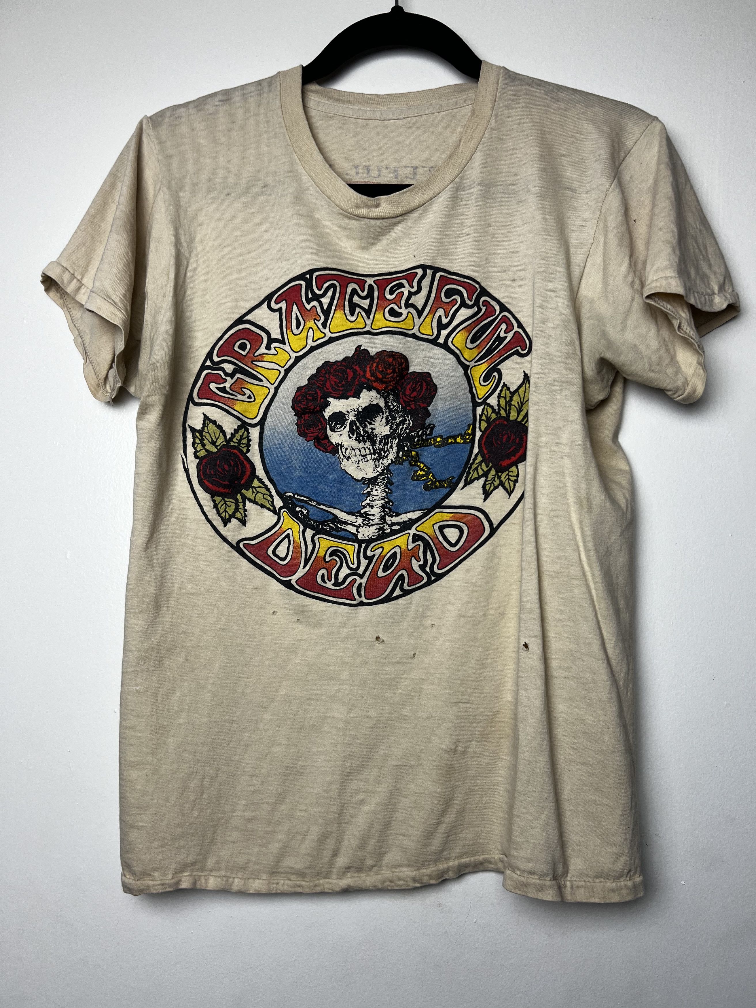 Grateful Dead Vintage 1975 Grateful Dead Garris Graphic Band T-shirt Size US S / EU 44-46 / 1 - 7 Thumbnail