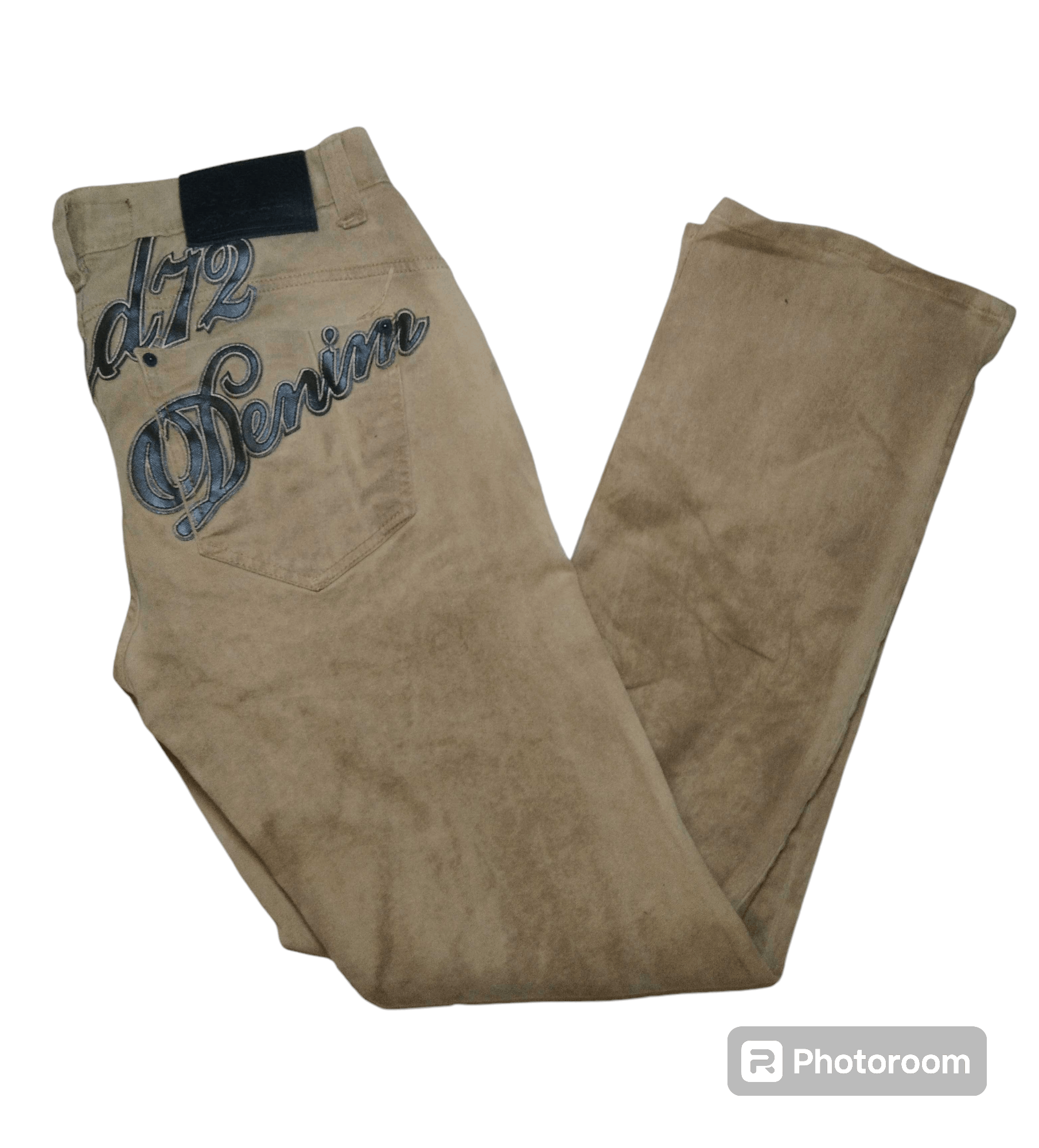 Japanese Brand Cloud 72 Denim Pants Beige (oil coated) Size US 34 / EU 50 - 5 Thumbnail