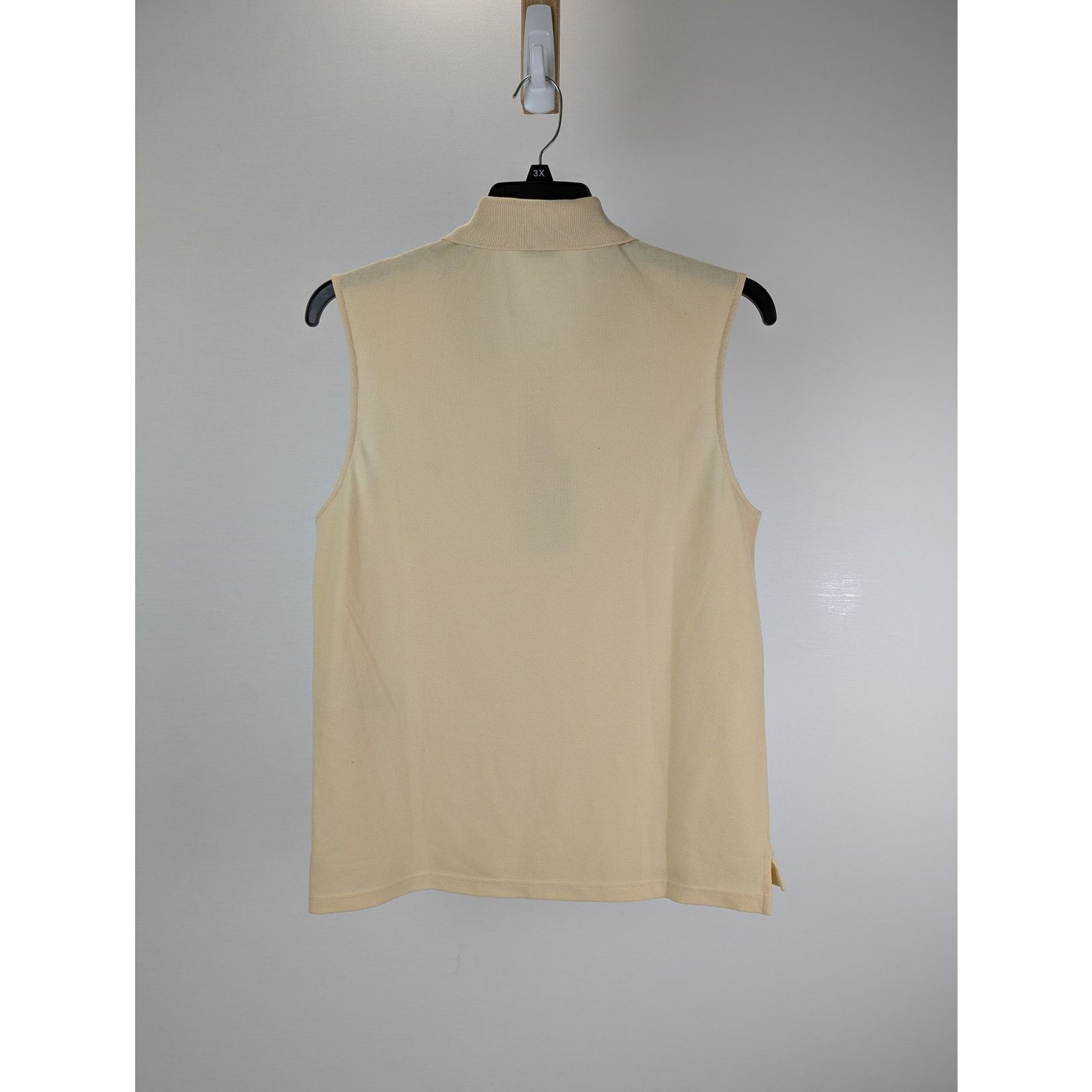 Saint Laurent Paris o1rshd1 Polo Sans Manches Broderie Vest in Cream Size US XL / EU 56 / 4 - 10 Thumbnail