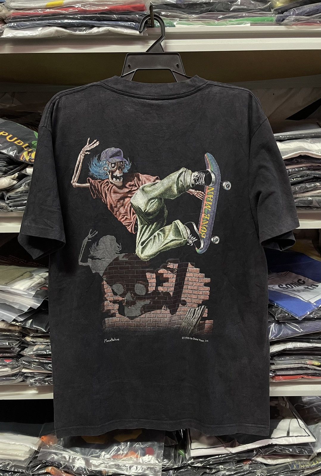 Vintage Vintage 90s Bone Man🔥🔥🔥 Size US L / EU 52-54 / 3 - 5 Thumbnail