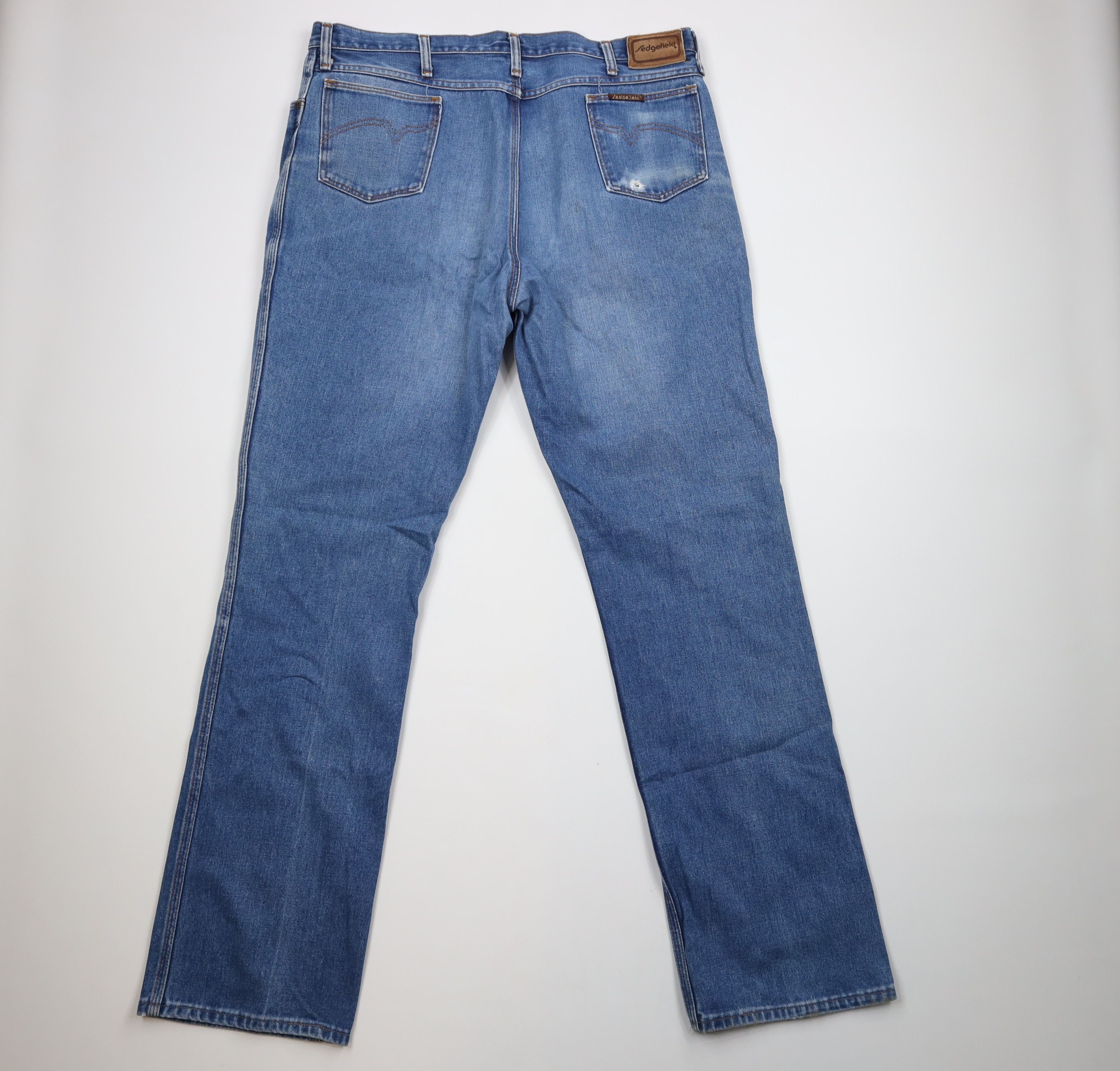Vintage Vintage 70s Streetwear Wide Leg Bell Bottoms Denim Jeans USA Size US 42 / EU 58 - 9 Thumbnail