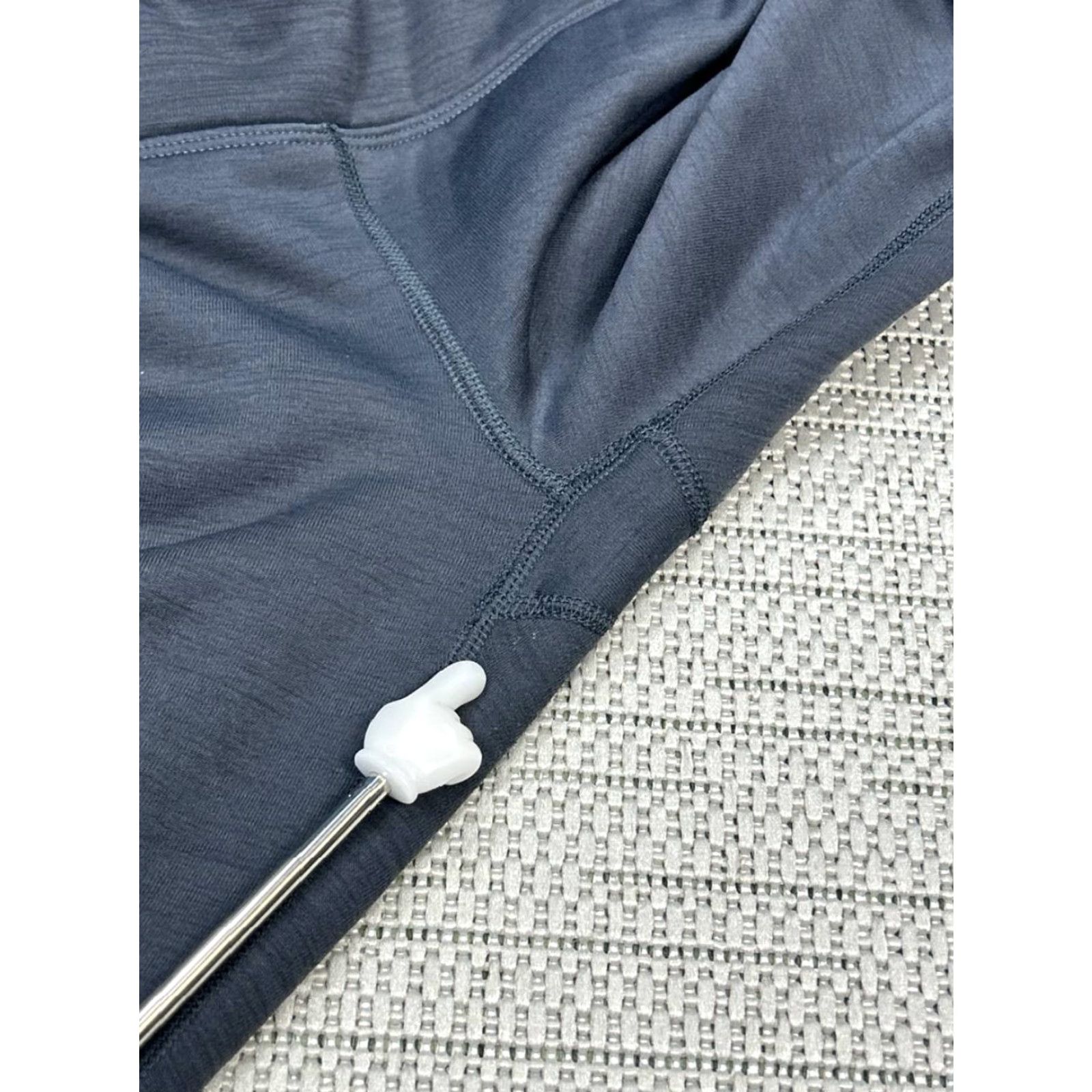 Athleta Athleta Leggings Womens M Gray Fleece Lined Low Rise Skinny Athleisure Size 32" / US 10 / IT 46 - 7 Thumbnail