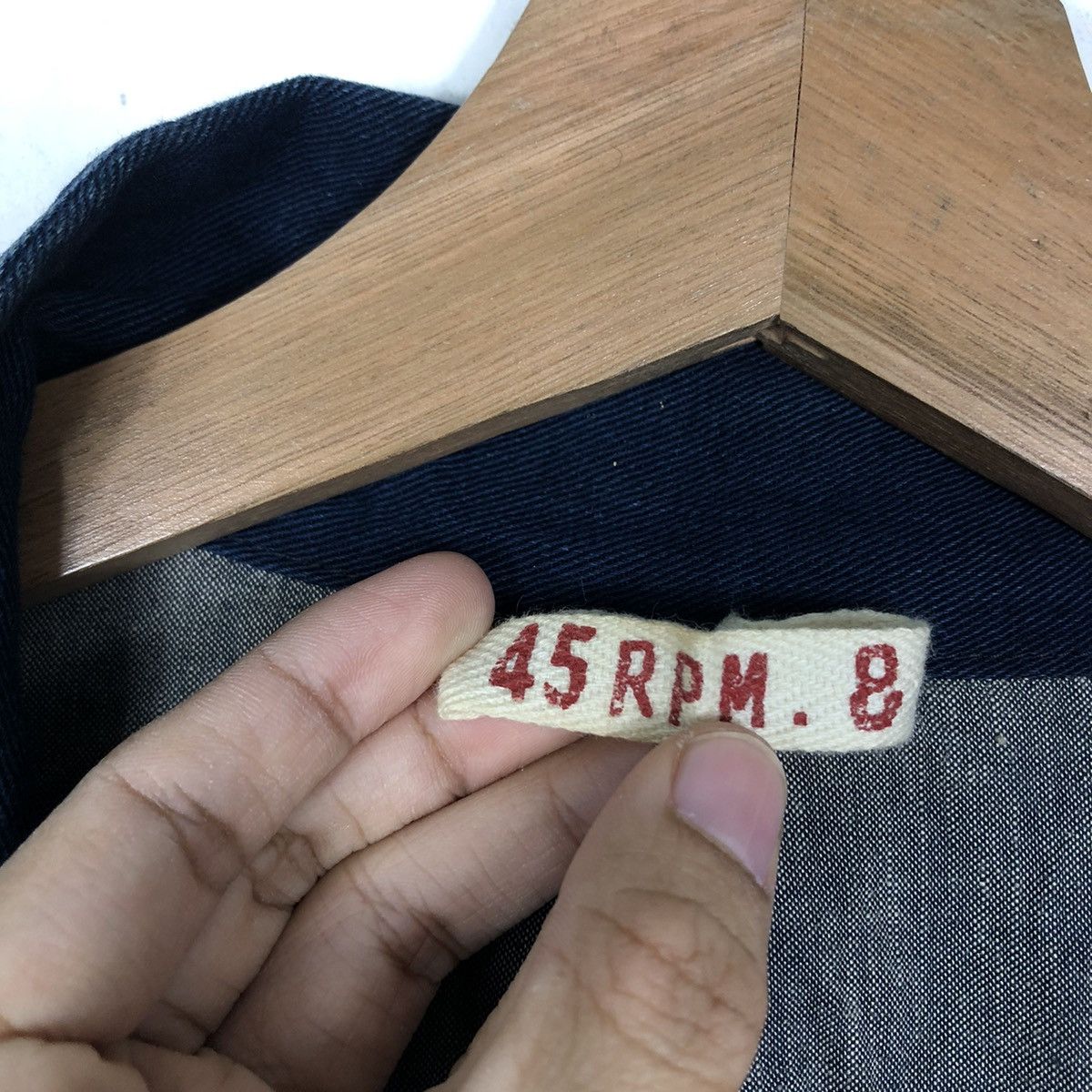 45rpm 🔥Rare Blue Indigo Zipper Jacket 45Rpm Made in Japan Size US M / EU 48-50 / 2 - 12 Thumbnail