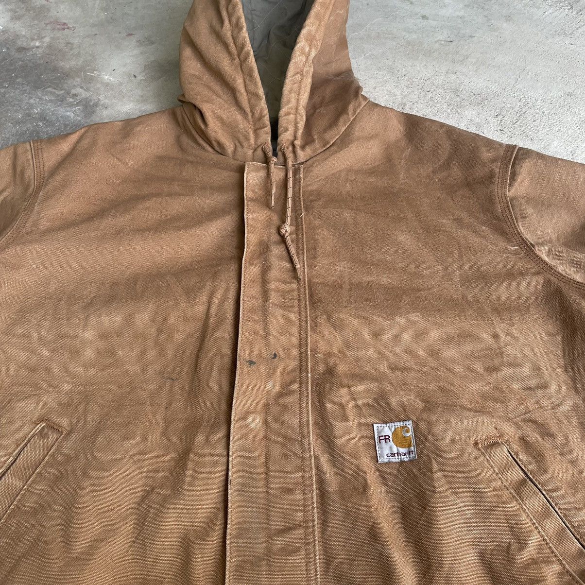 Carhartt Vintage 90s Carhartt FR Detroit Hoodie Fullzipper Jacket Size US XL / EU 56 / 4 - 9 Thumbnail