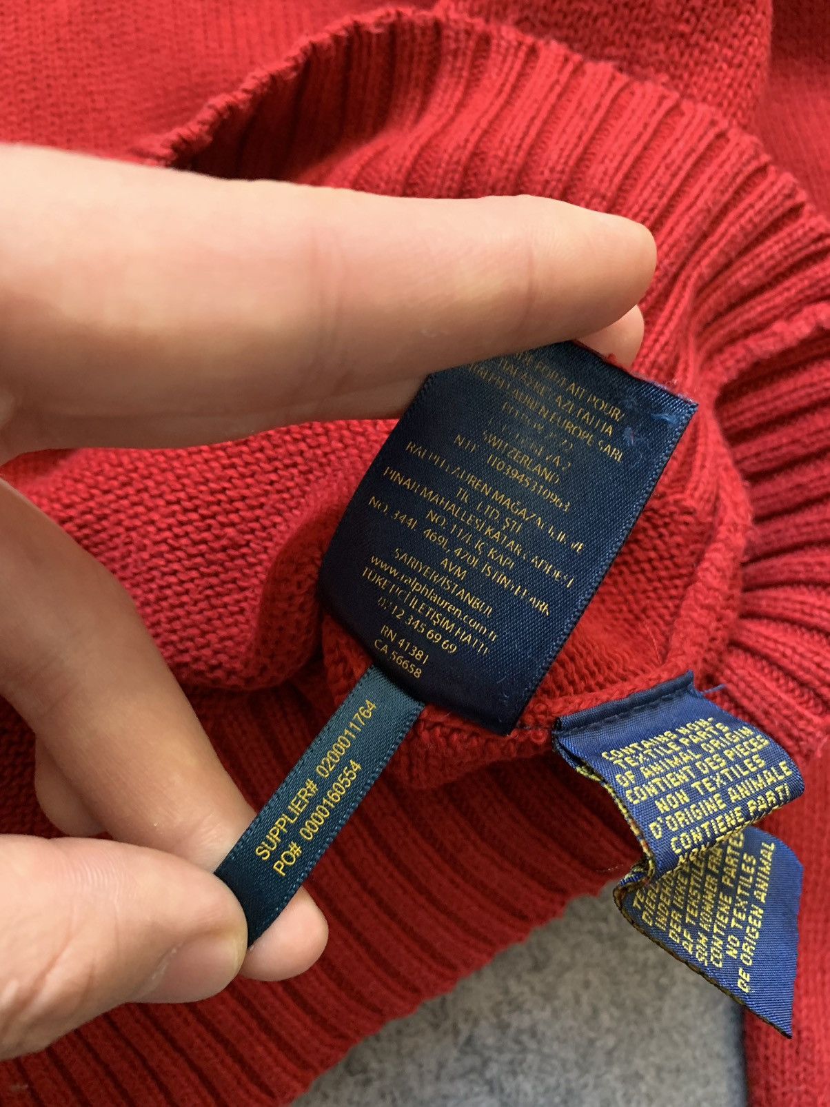 Polo Ralph Lauren × Vintage Vintage Polo Ralph Lauren Zip 1/4 Sweater Old Money Y2K Size US XL / EU 56 / 4 - 16 Thumbnail