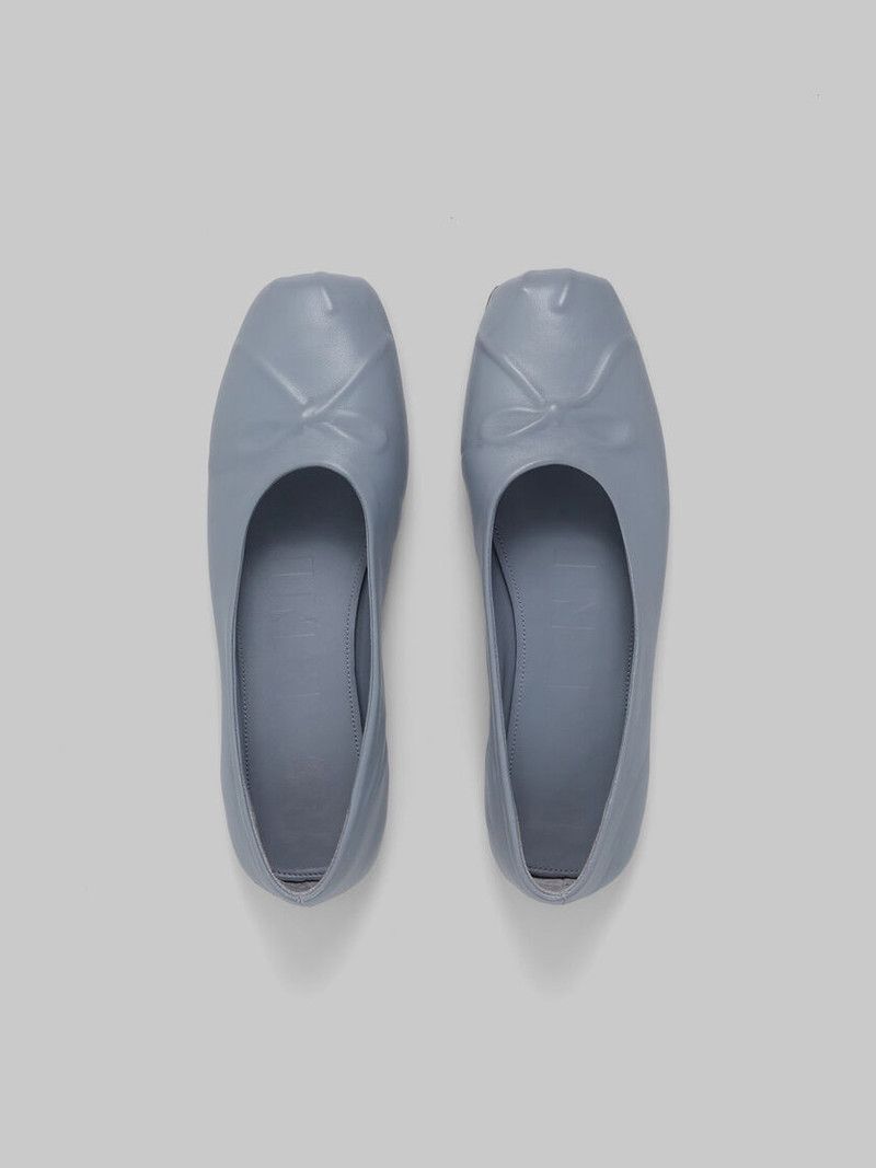 Marni o1w1db11225 Nappa Leather Flats in Grey Size US 5 / IT 35 - 5 Thumbnail