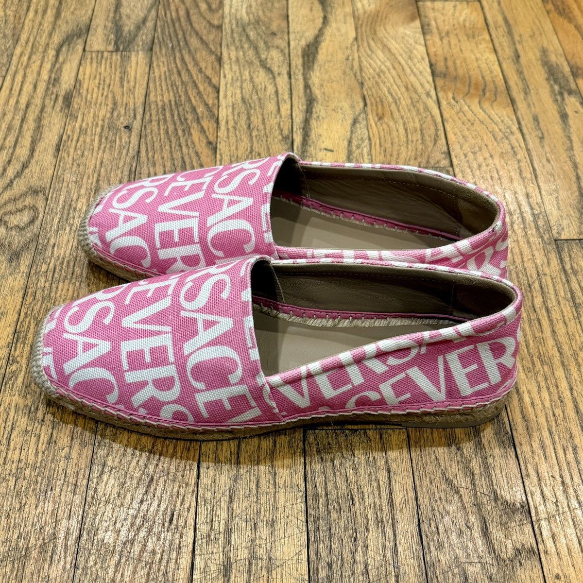 Versace Versace Women's Pink Espadrilles Size US 8.5 / IT 38.5 - 2 Thumbnail