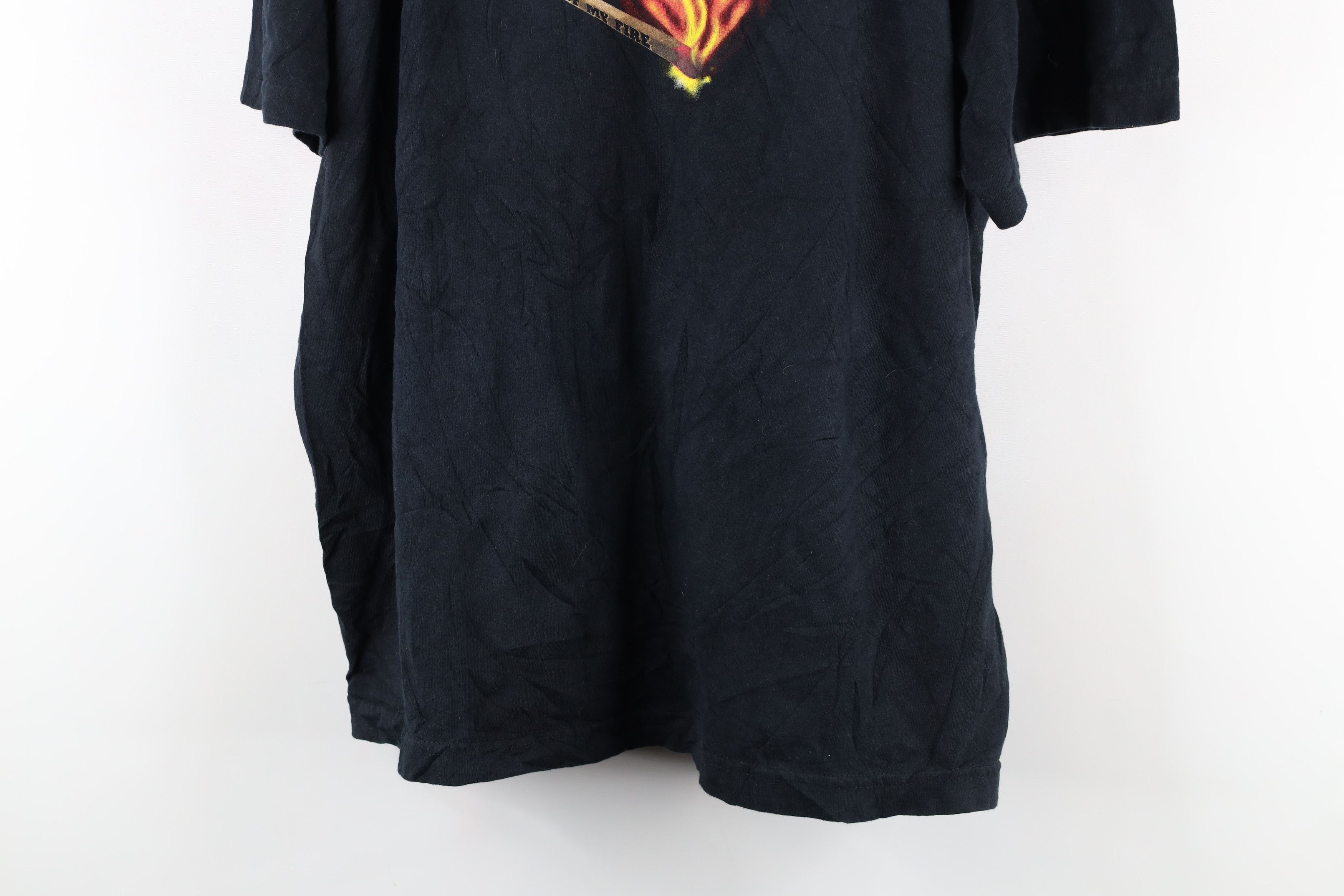 Vintage Vintage 90s My Fire Heart Jim Morrison The Doors T-Shirt Size US XL / EU 56 / 4 - 3 Thumbnail