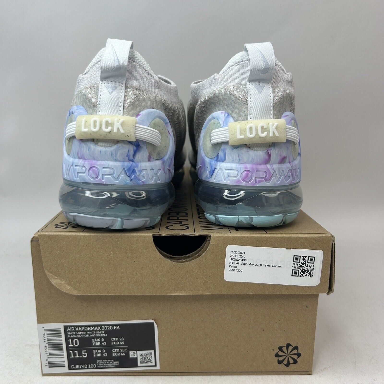 Nike Nike Air Vapormax Flyknit 2020 “Summit White” 2024 Size US 10 / EU 43 - 4 Thumbnail
