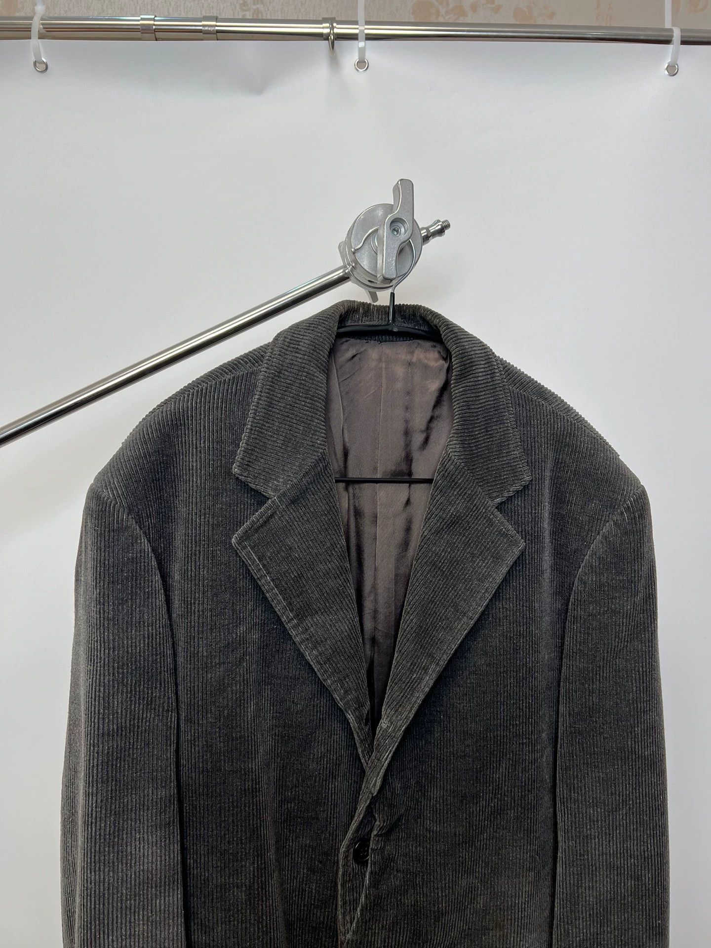 Yohji Yamamoto Yohji Yamamoto YS Man Corduroy Suit Jacket Gray-Green M Size US M / EU 48-50 / 2 - 3 Thumbnail